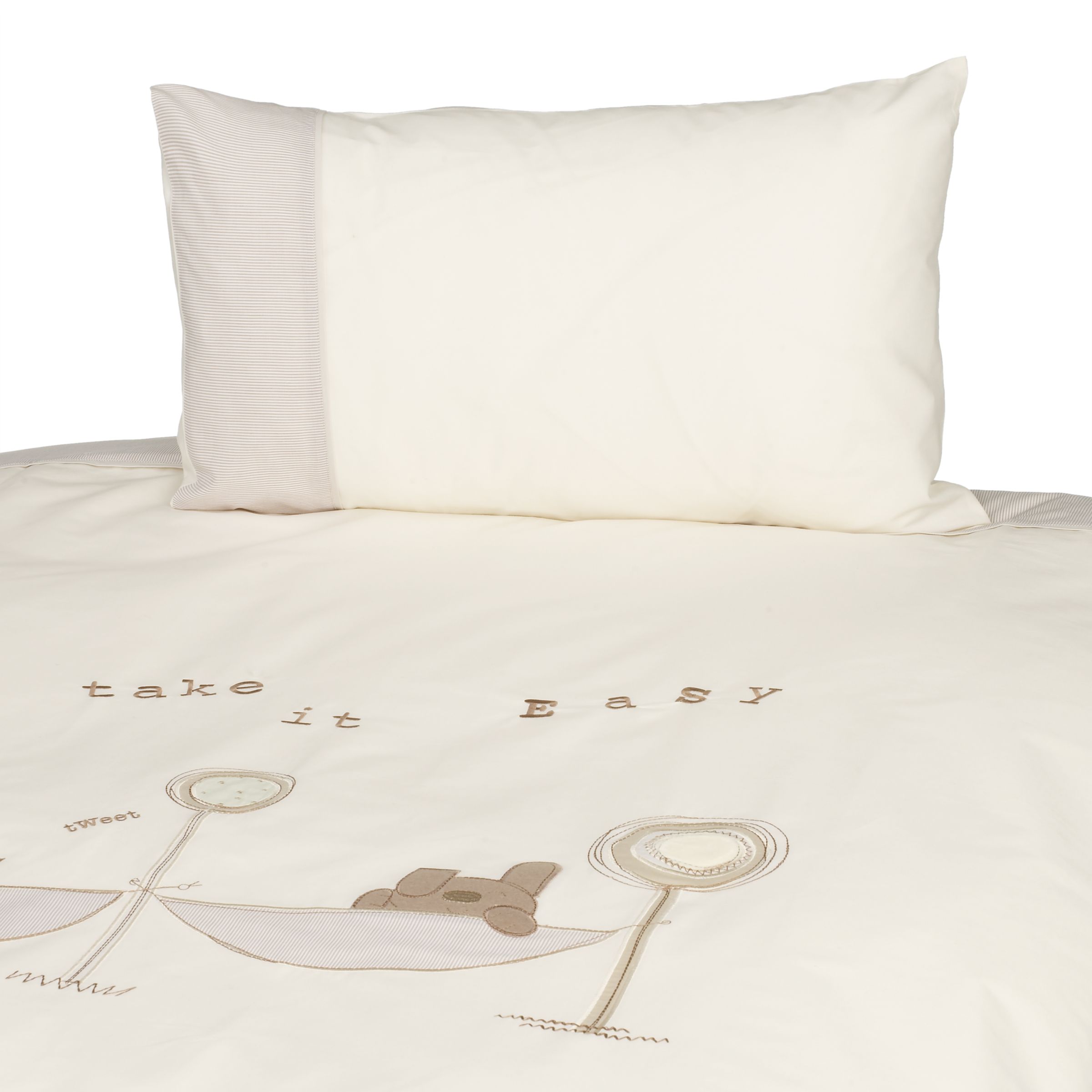 Take It Easy Duvet Cover and Pillow