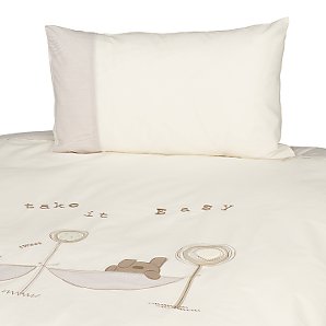 John Lewis Take It Easy Duvet Cover and Pillow