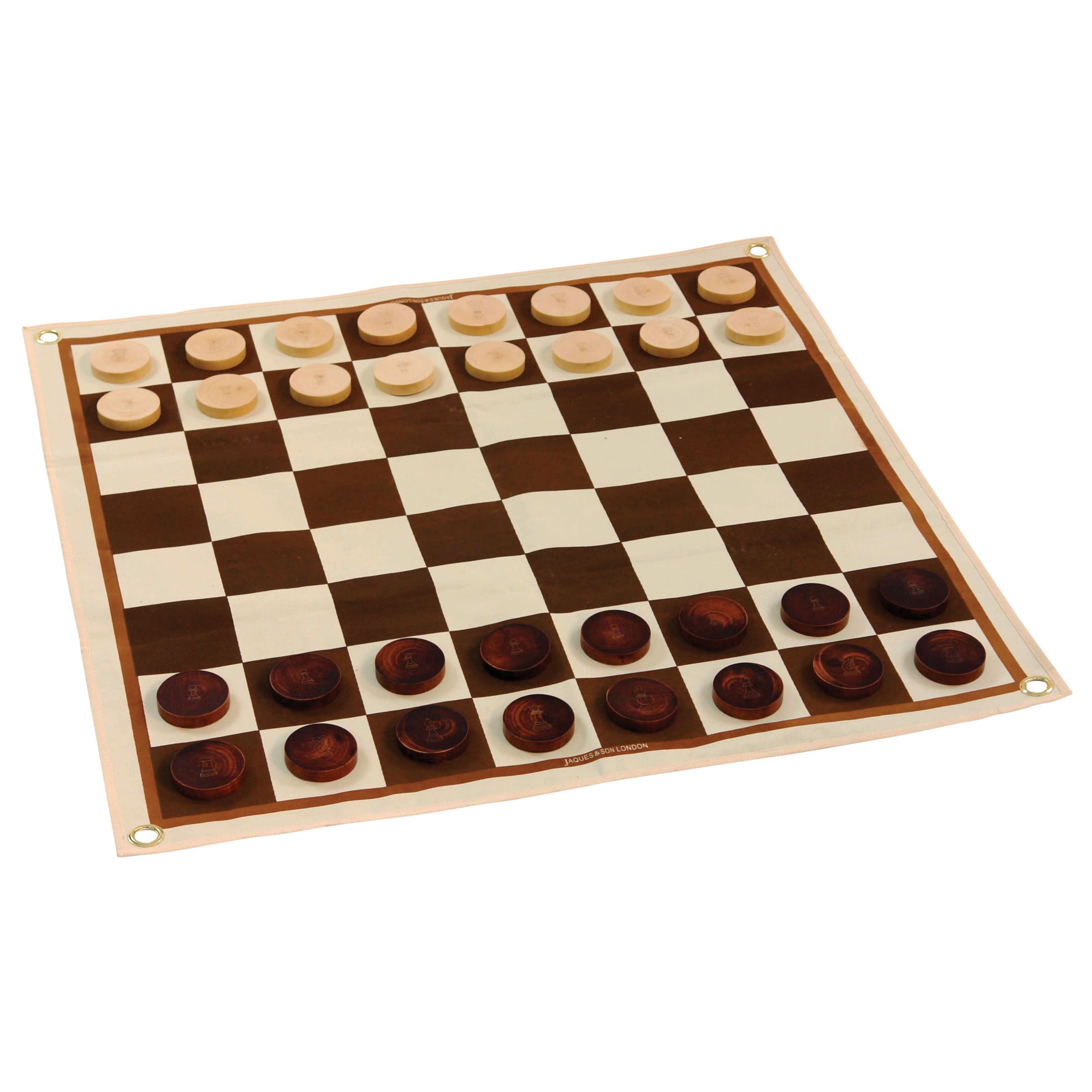 Jacques Outdoor Chess and Draughts Set