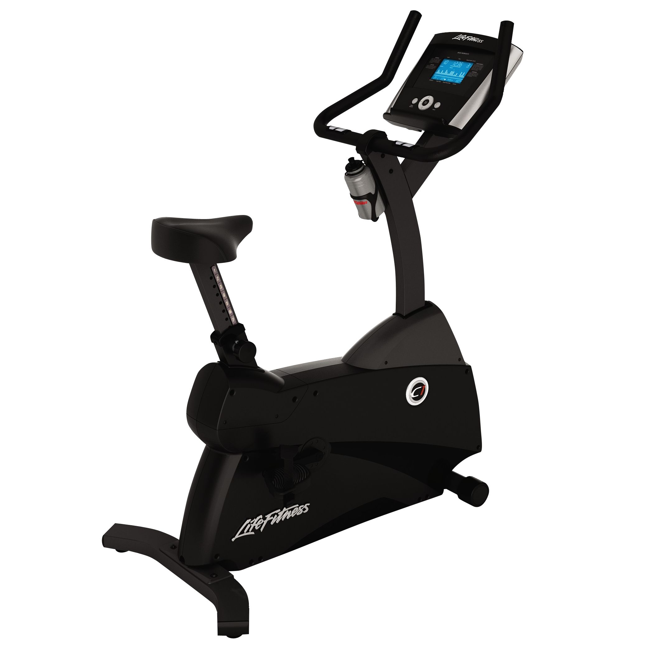 Life Fitness Lifecycle C1 Upright Exercise Bike, Basic at JohnLewis