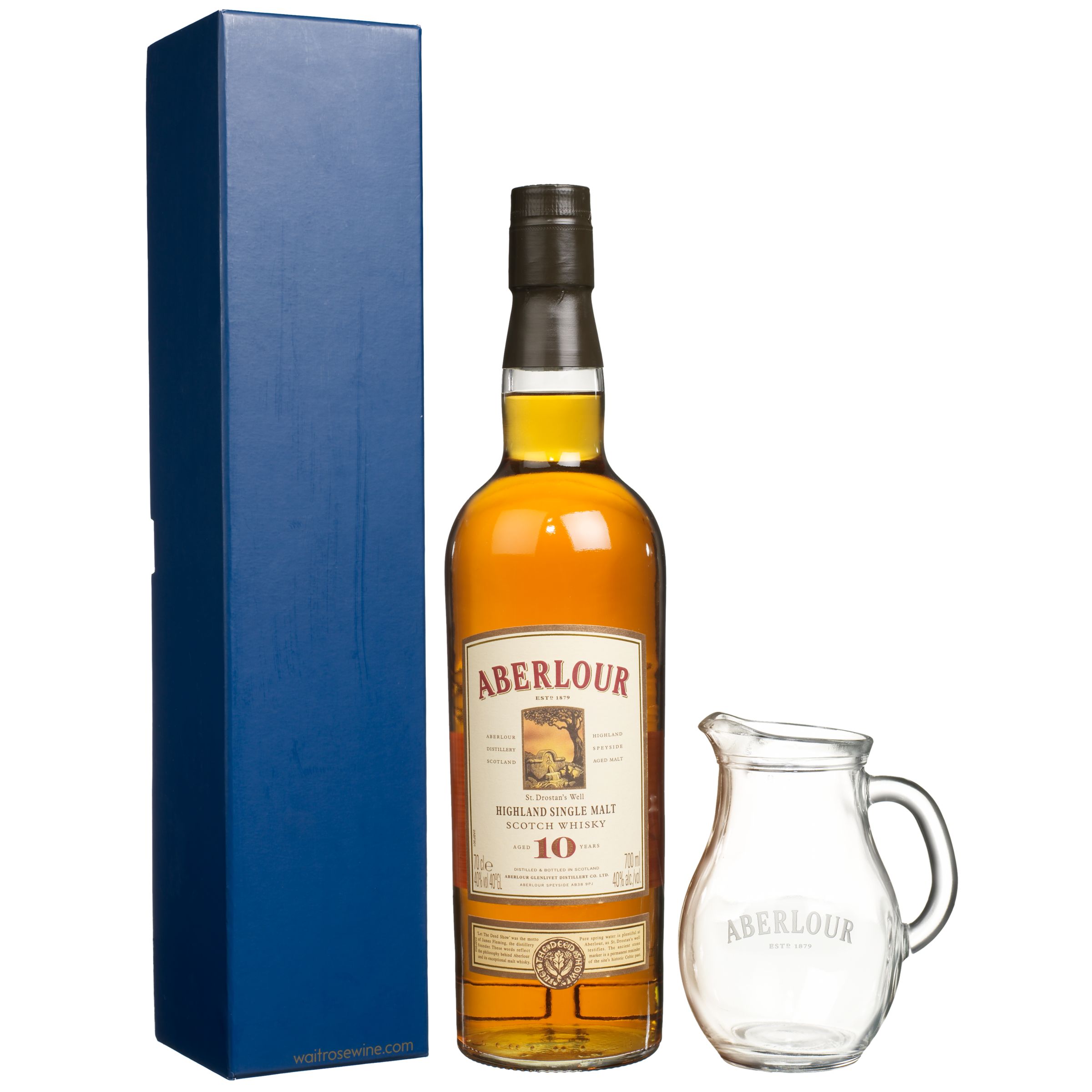 Aberlour 10-Year-Old Single Malt Whisky and Jug Gift 