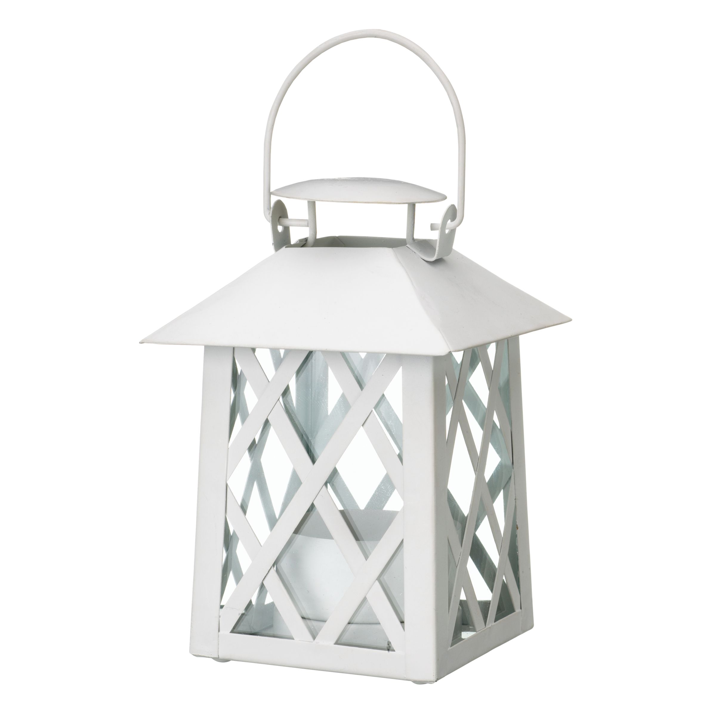 Lattice Lantern Cream Small