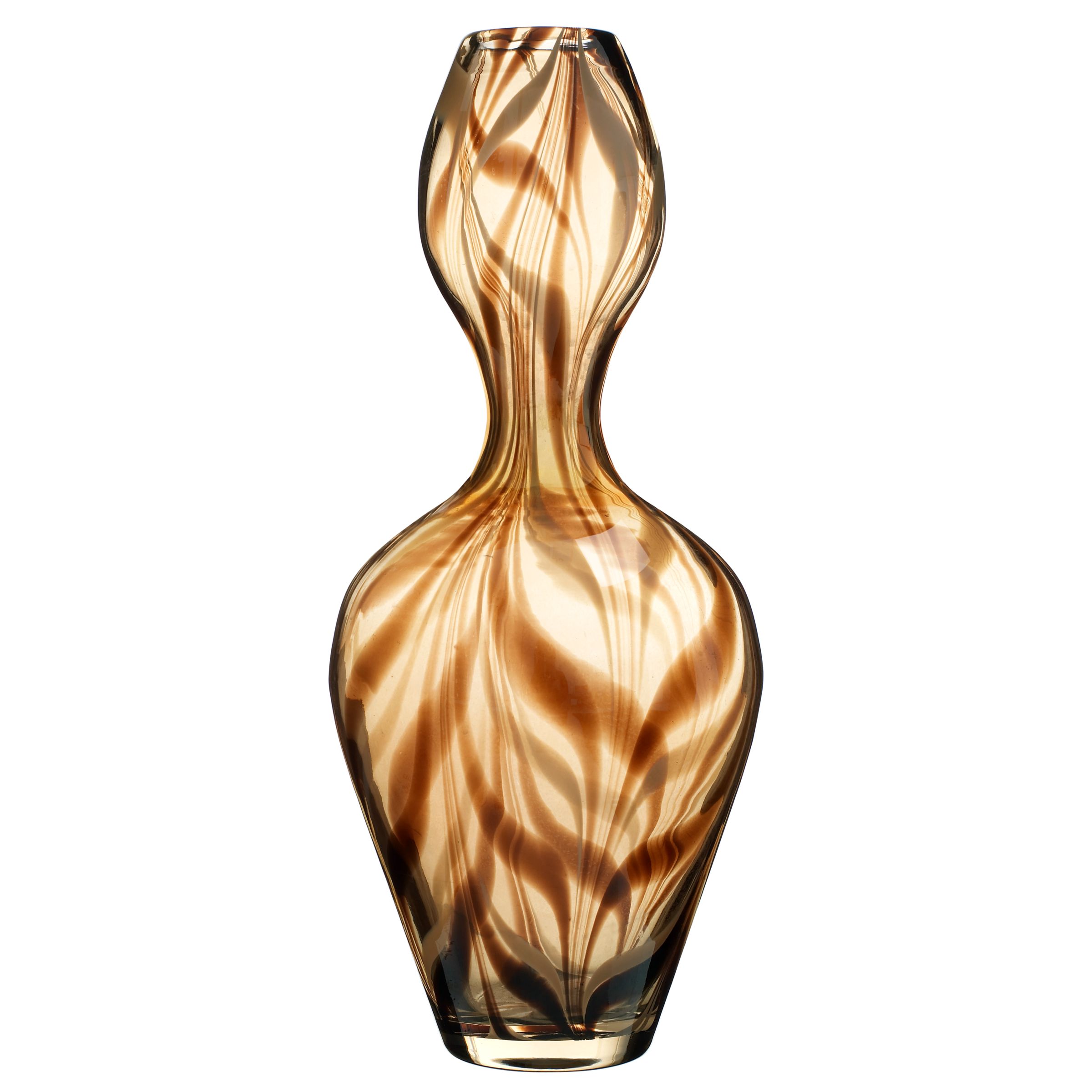 39Tigar39 Glass Vase H40cm