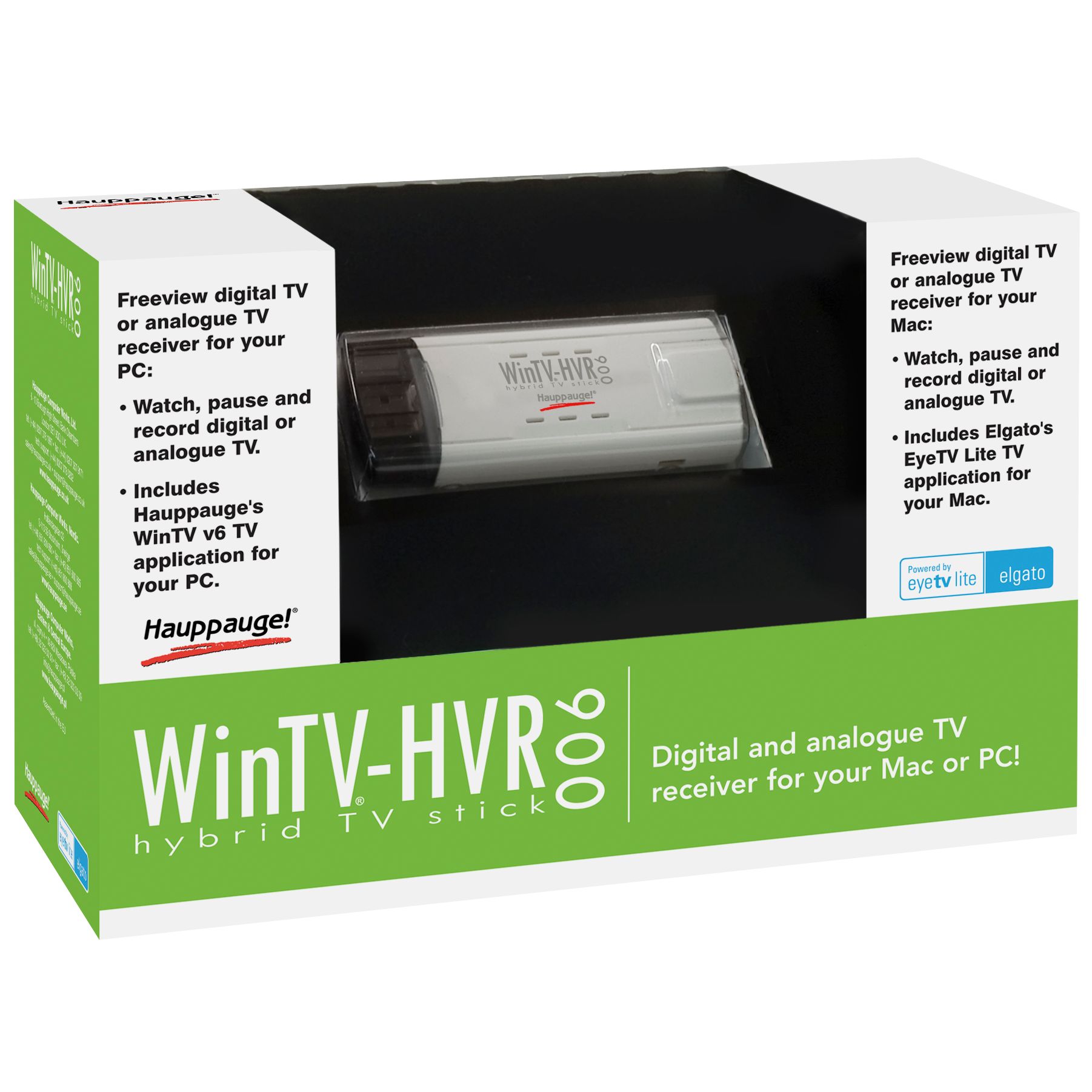 Hauppauge WinTV HVR900 Digital and Analogue TV USB Receiver