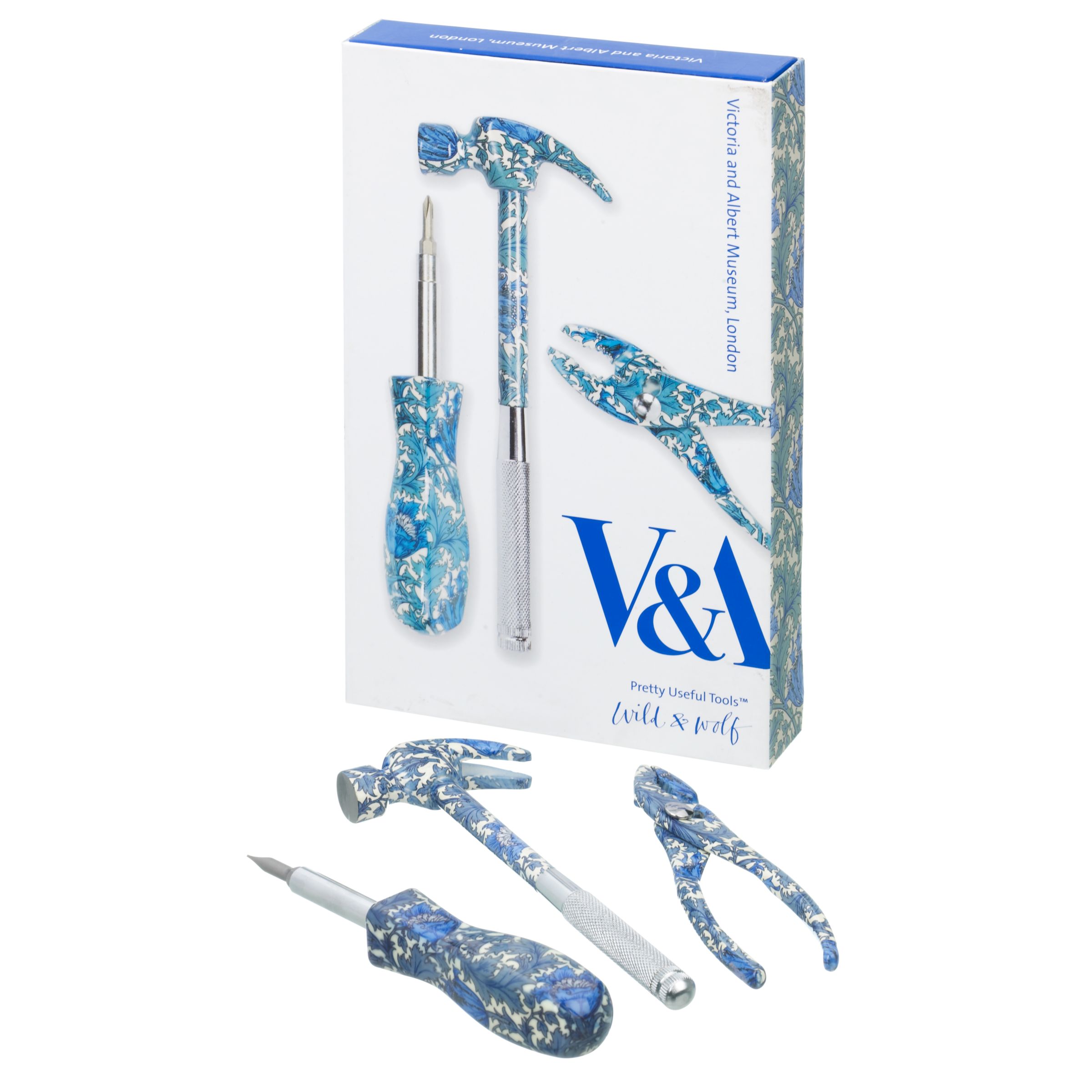 V&A William Morris Anenome Print Tool Kit