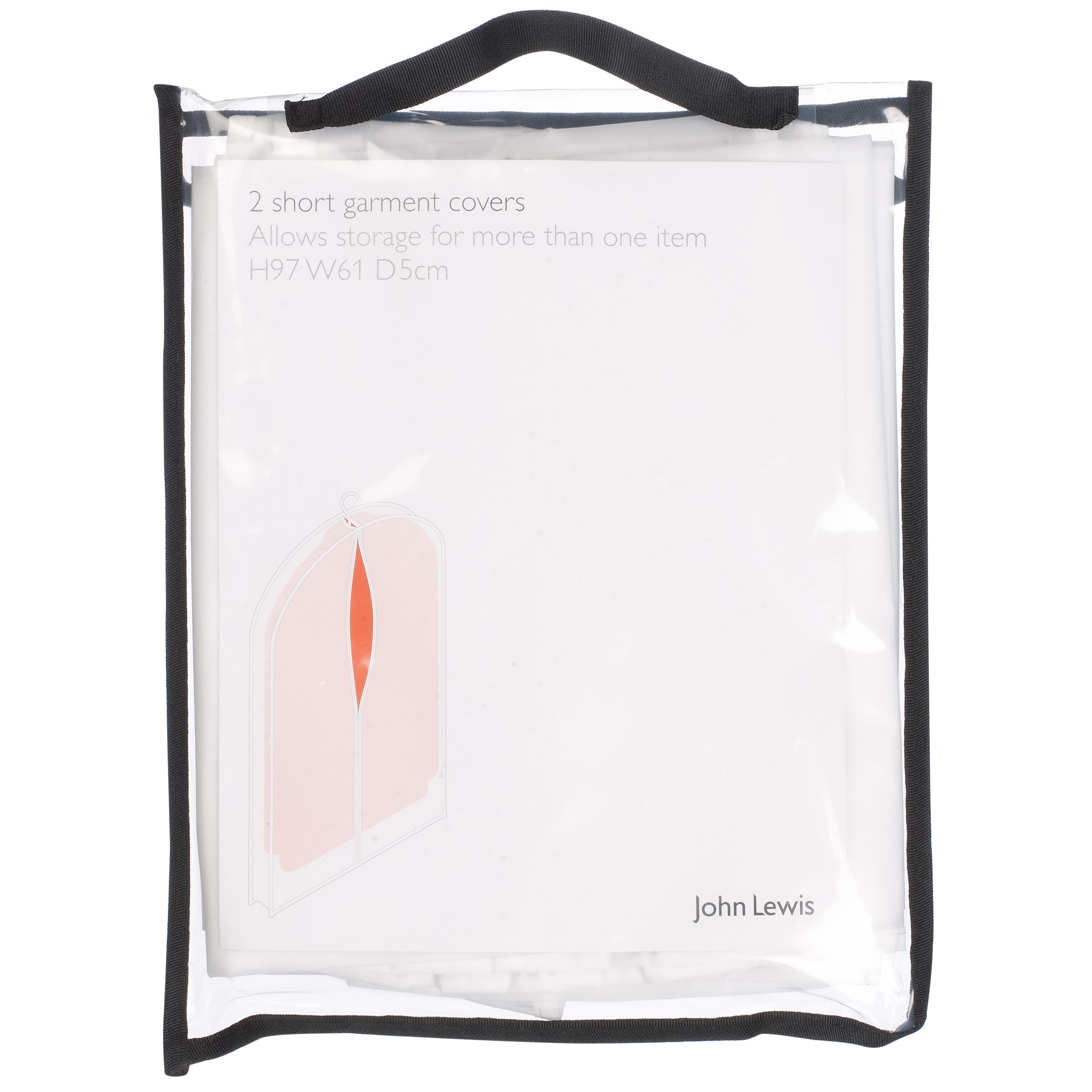 John Lewis Suit Cover Pack of 2
