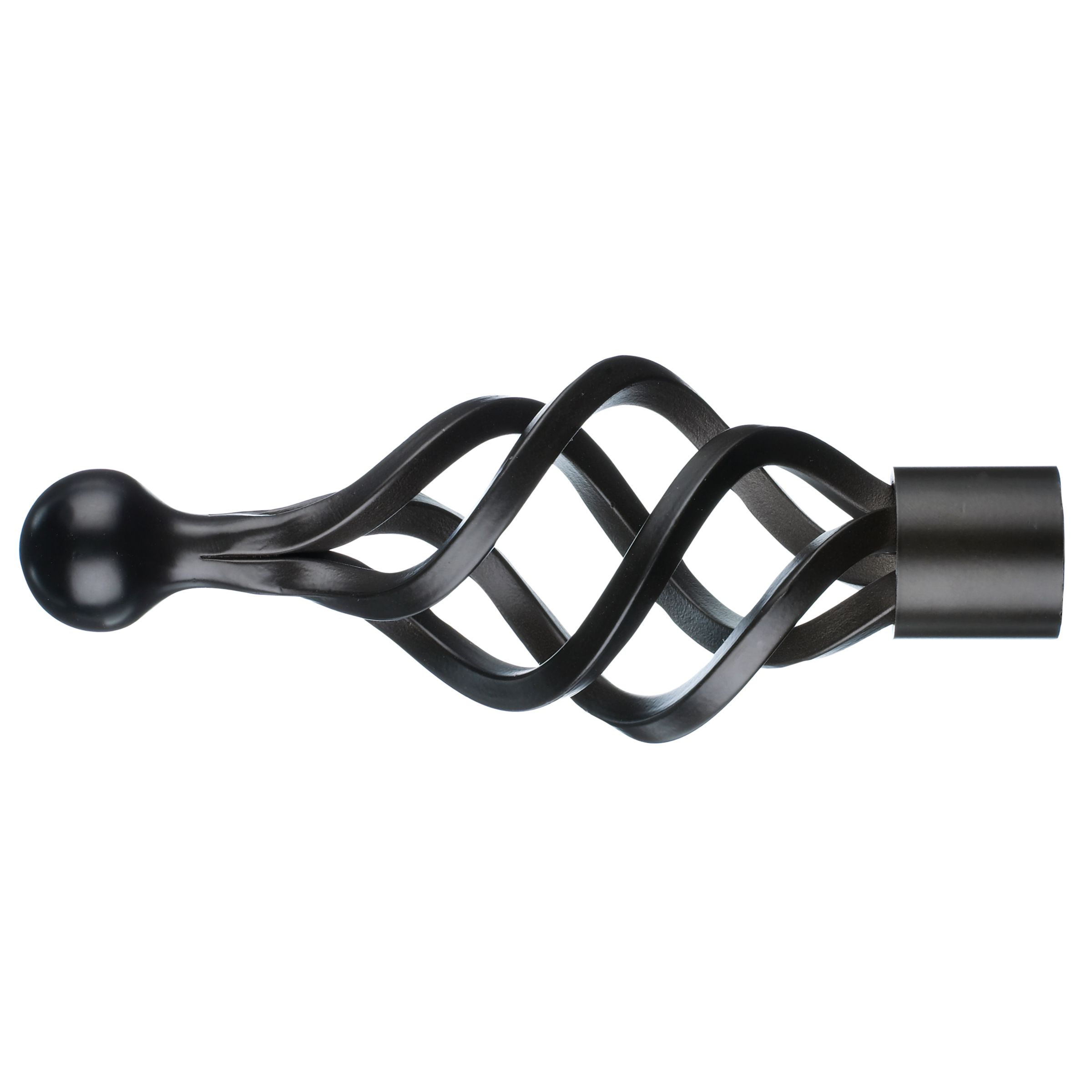 John Lewis Waxed Steel Cage Finial, 25mm