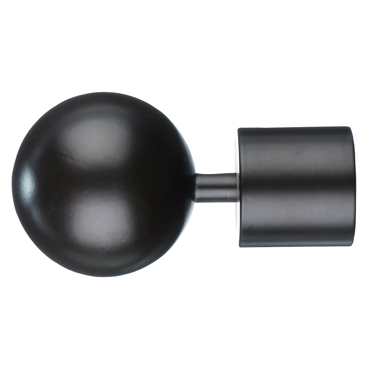 John Lewis Waxed Steel Ball Finial 25mm