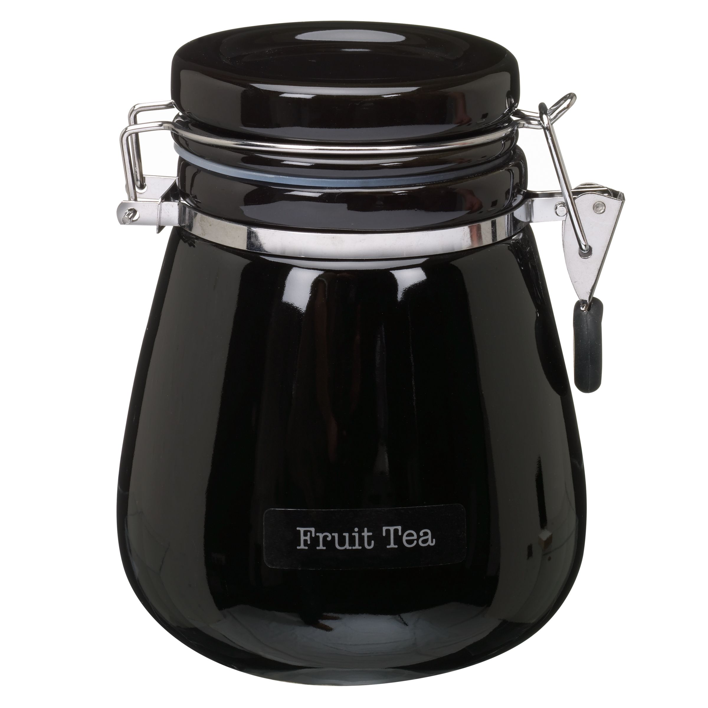 Typhoon Clip Storage Jar Black Small