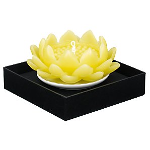 Lotus Flower Candle, Large, Pollen Lotus Flower Candle, Large, Pollen