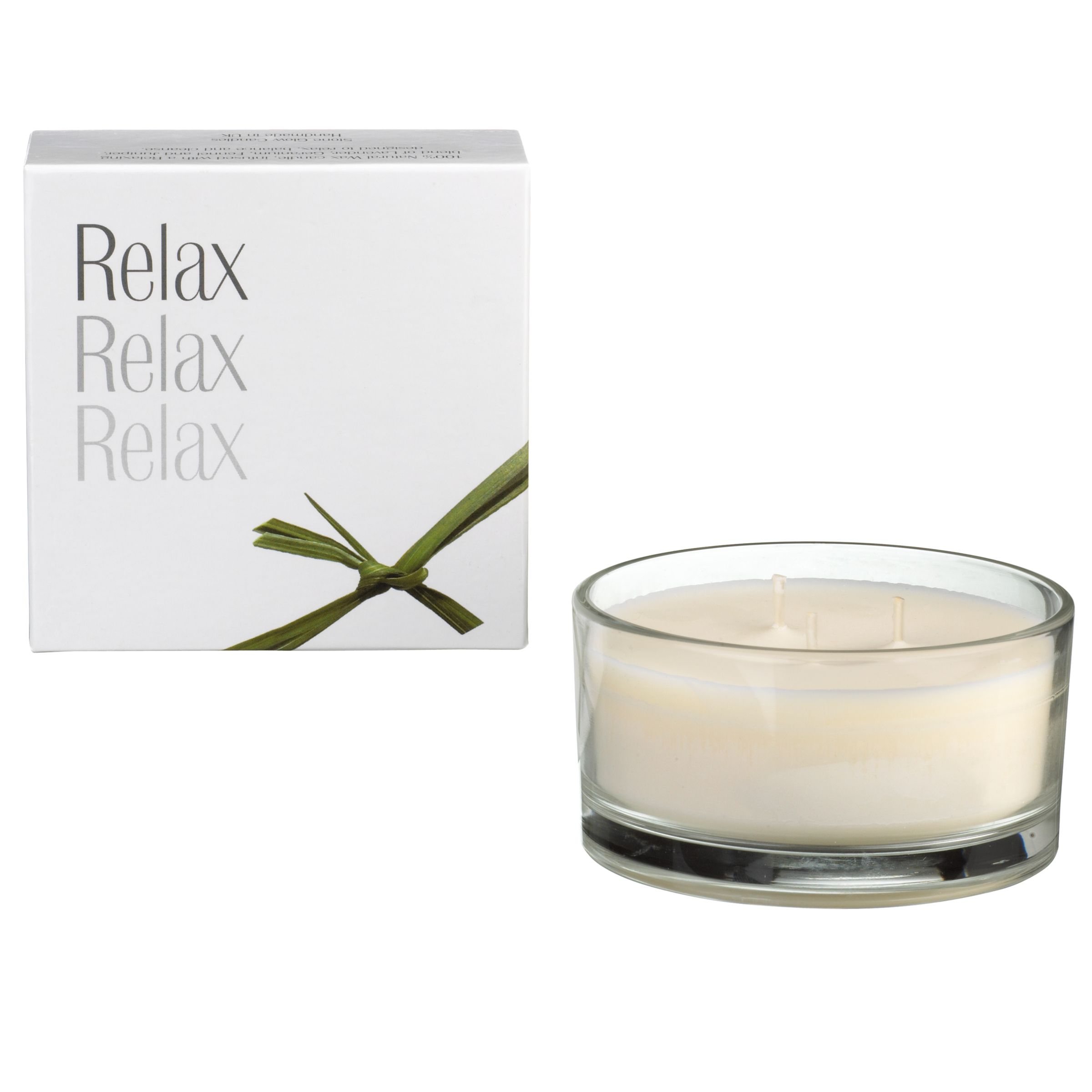 Stoneglow Natural Wax 'Relax' Scented Candle