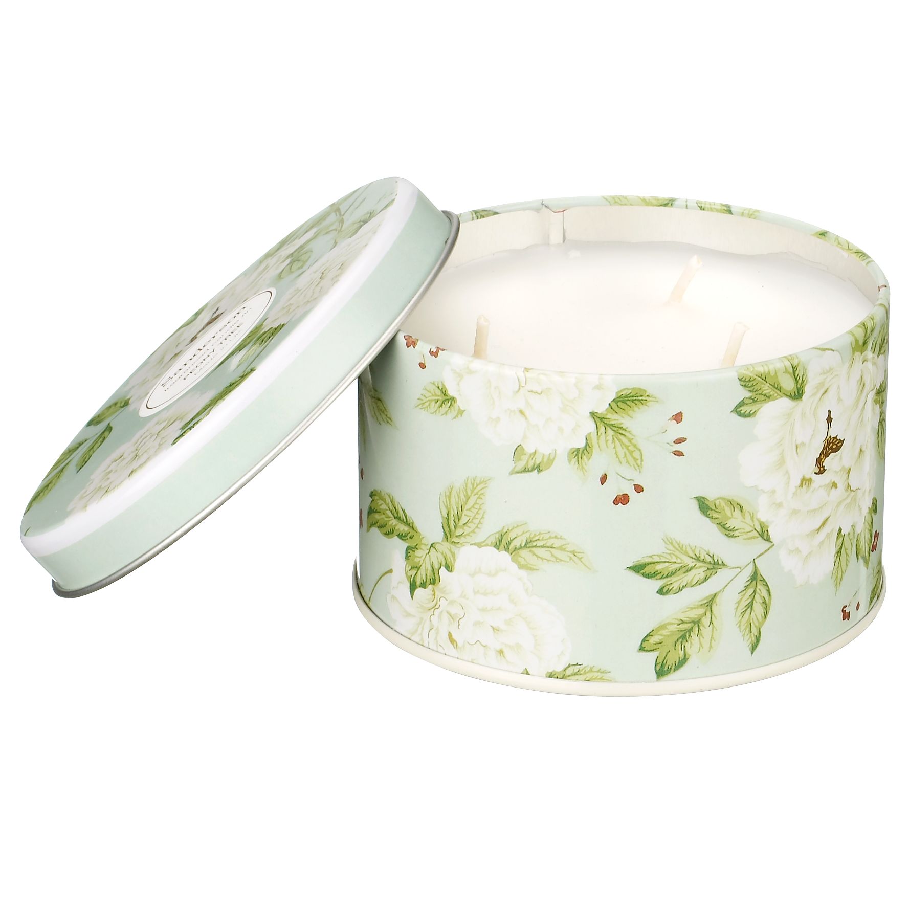Sanderson Candle in a Tin, Blue Peony Tree