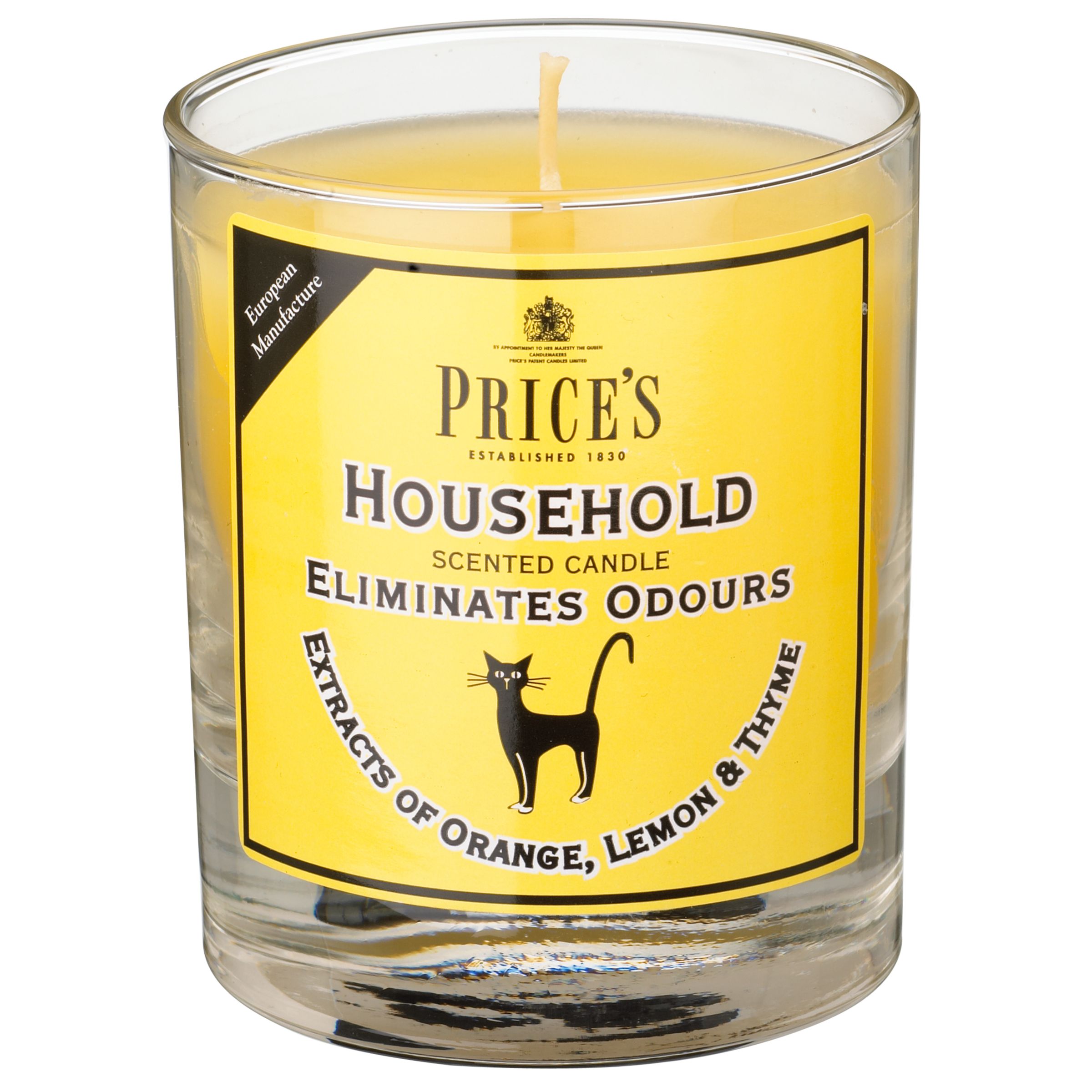 Household Candle Jar, Orange Lemon