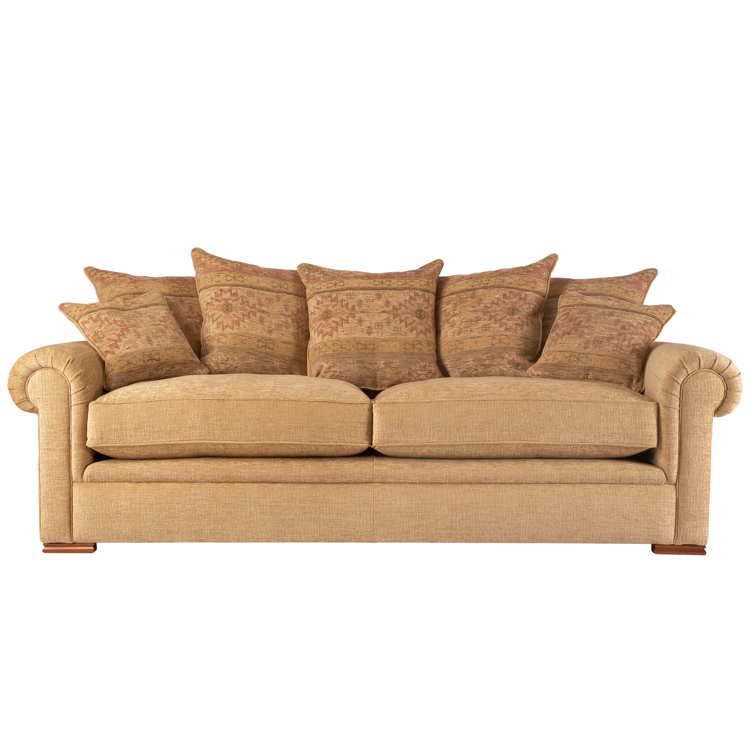 John Lewis Ashley Grand Scatter Back Sofa Graffito Beige