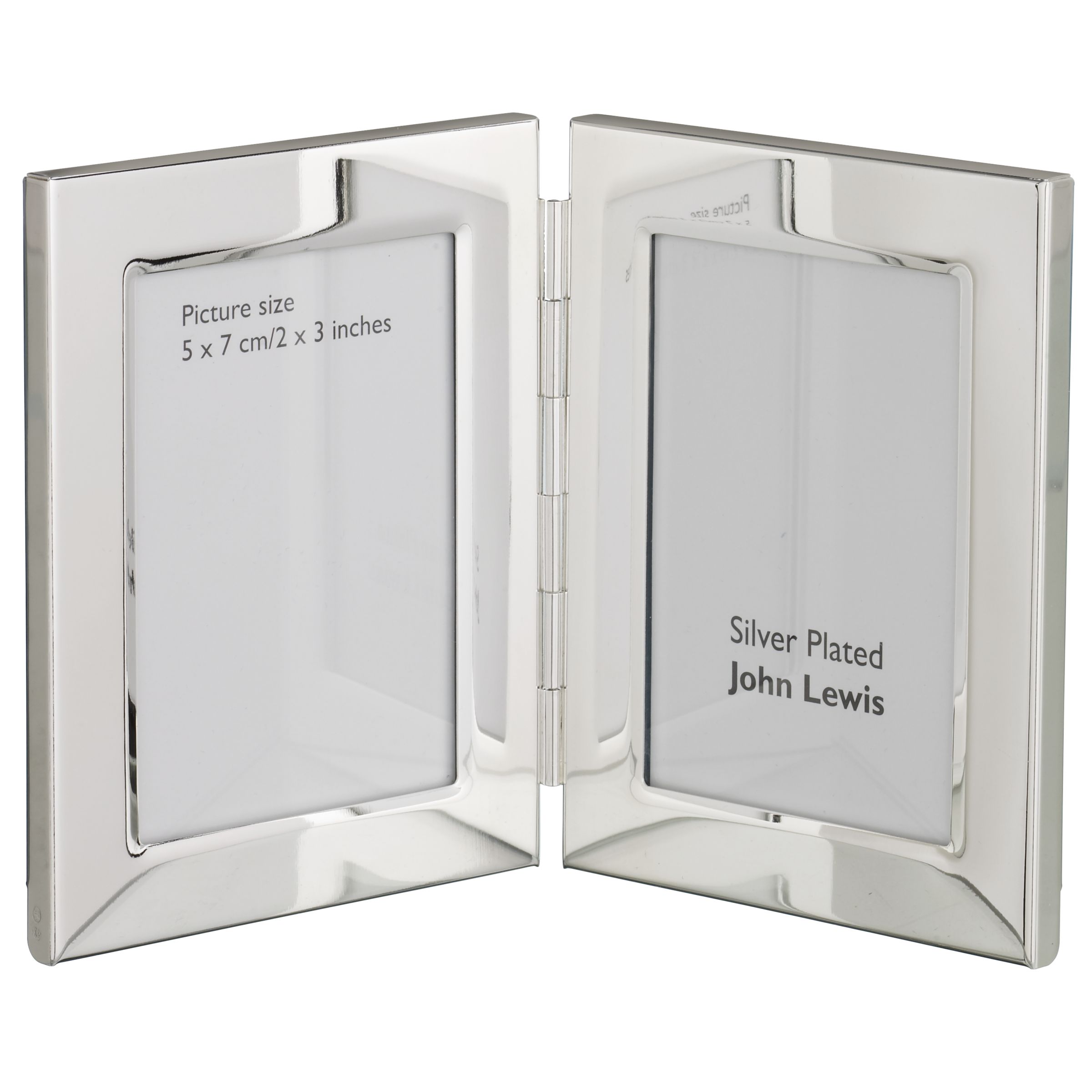 The Collection Double Frame, Silver Plated