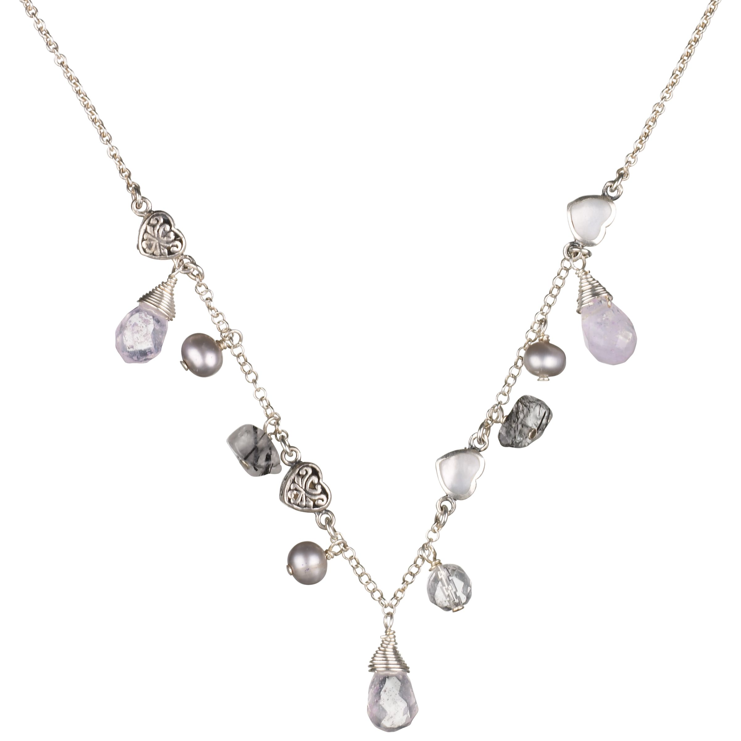 John Lewis Quartz & Crystal Necklace