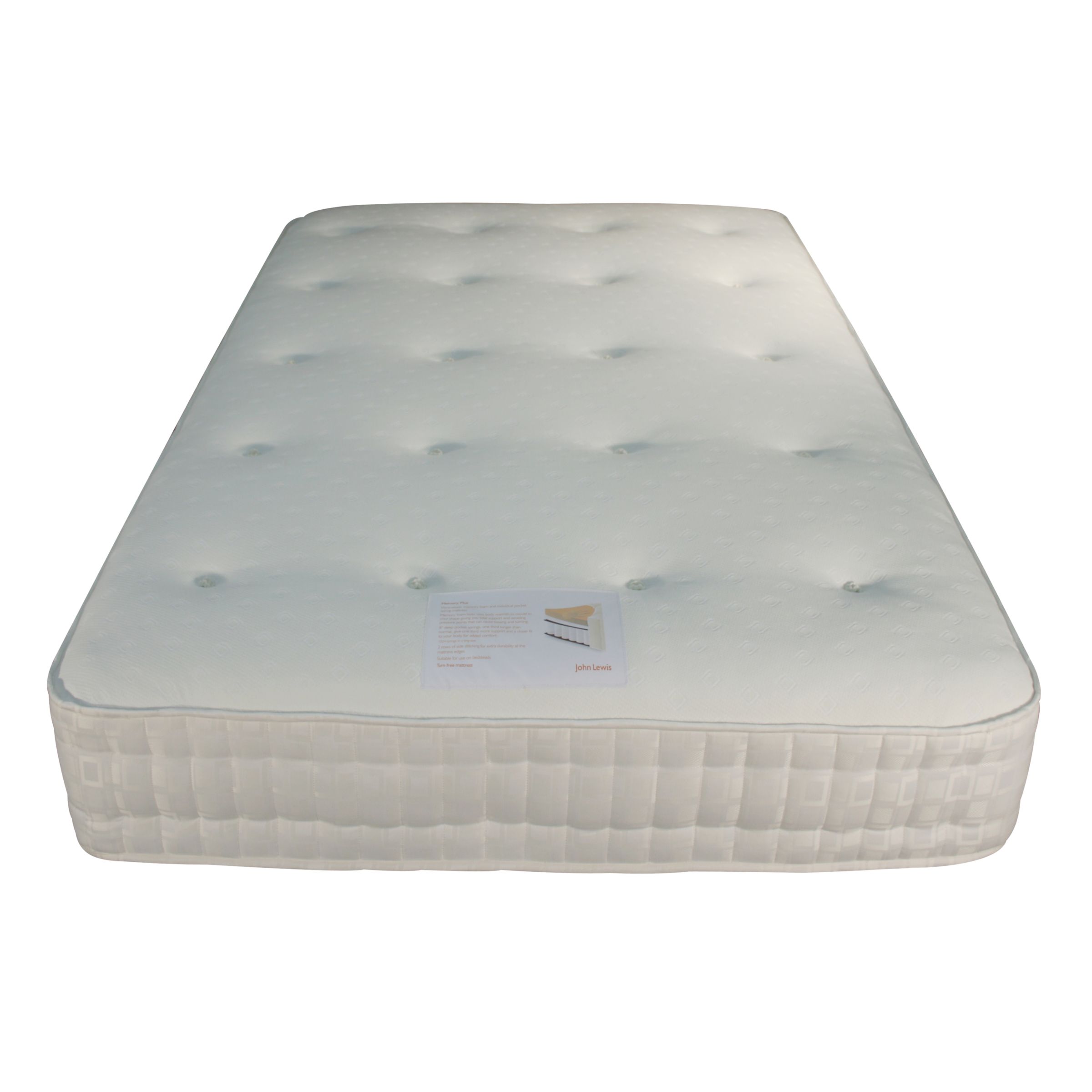 John Lewis Memory Pocket Mattress, Single