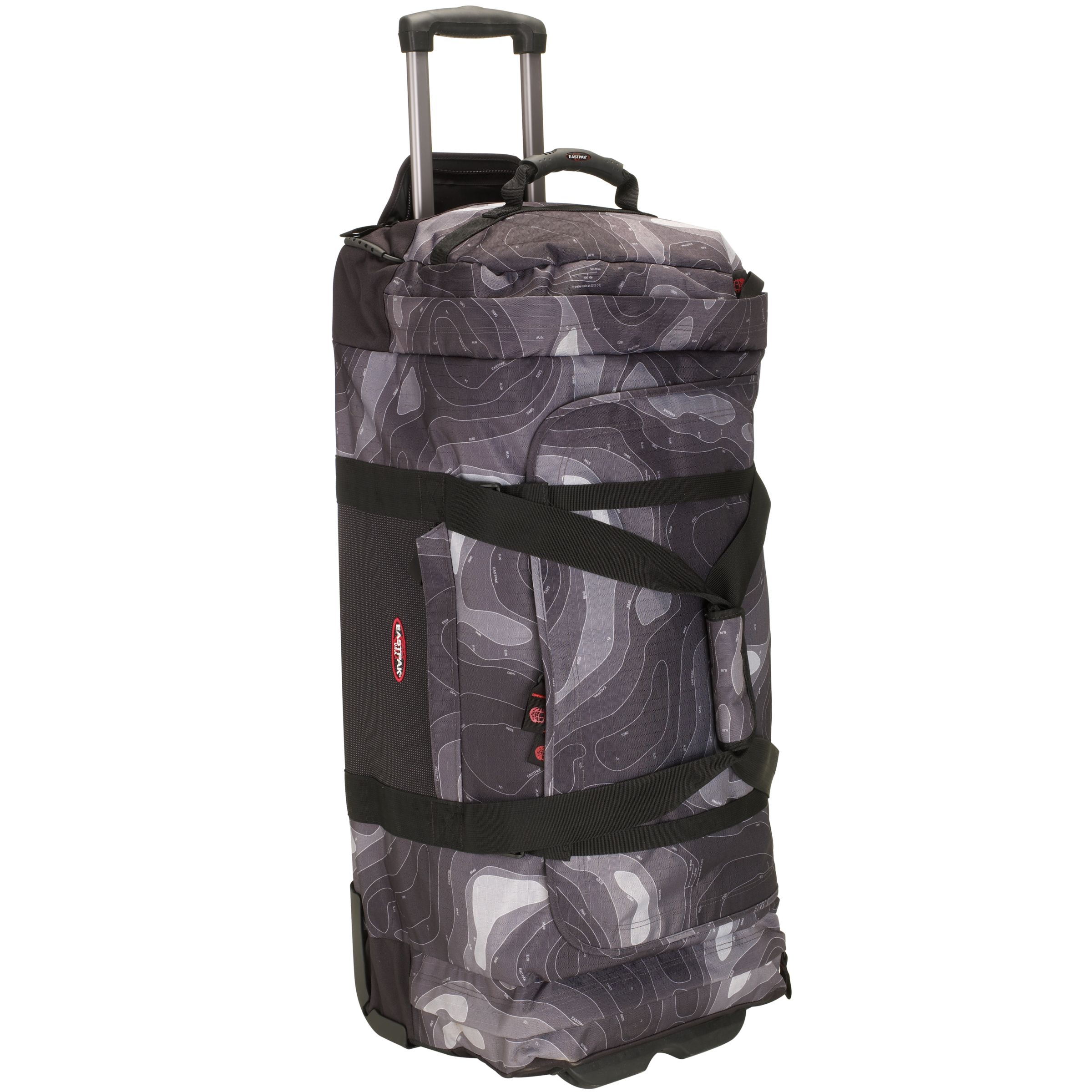 Eastpak Leatherface Trolley Bag, Grey, Large