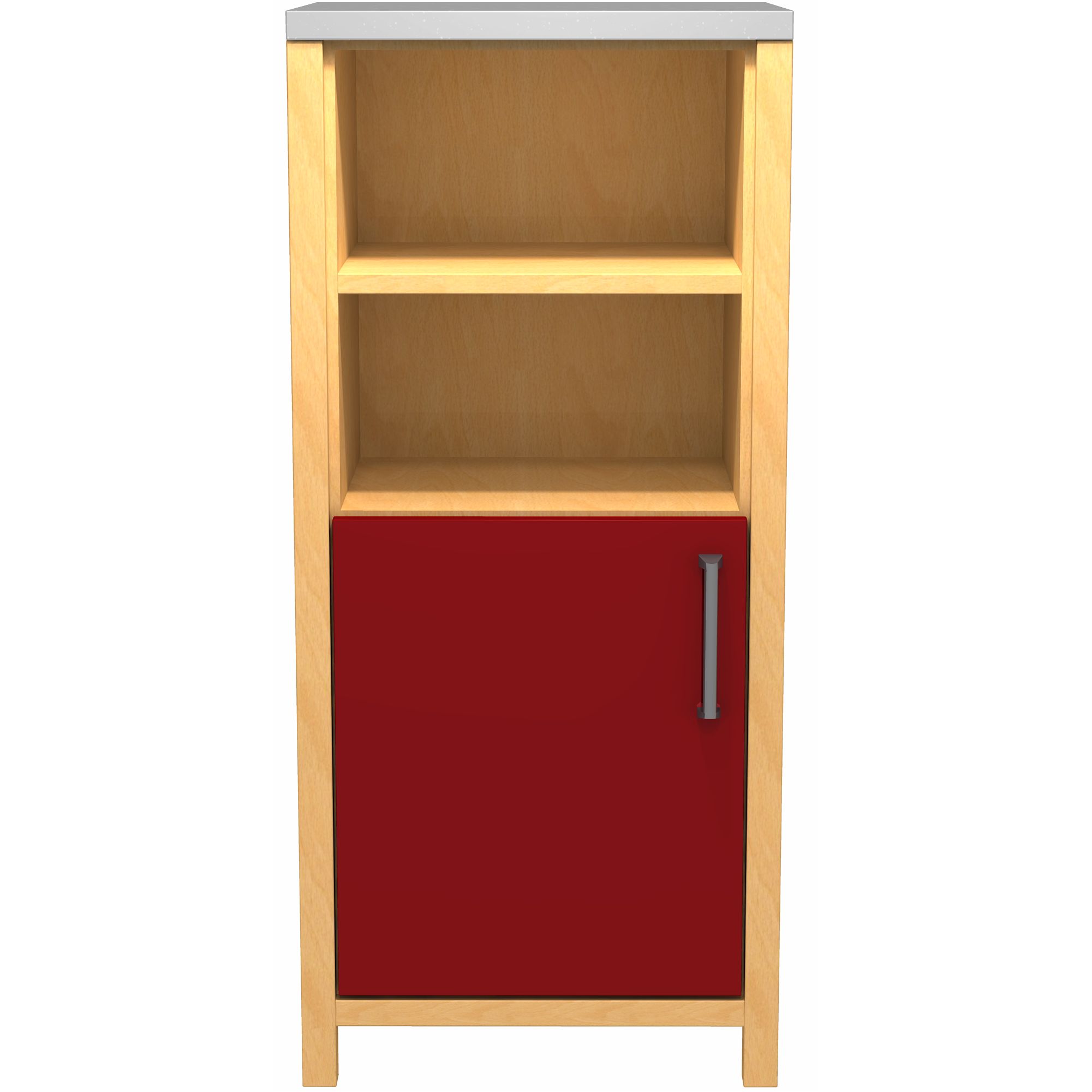 John Lewis FSLOS7015L 700mm Larder Open Freestanding Kitchen Unit LeftHand Hinge Burgundy