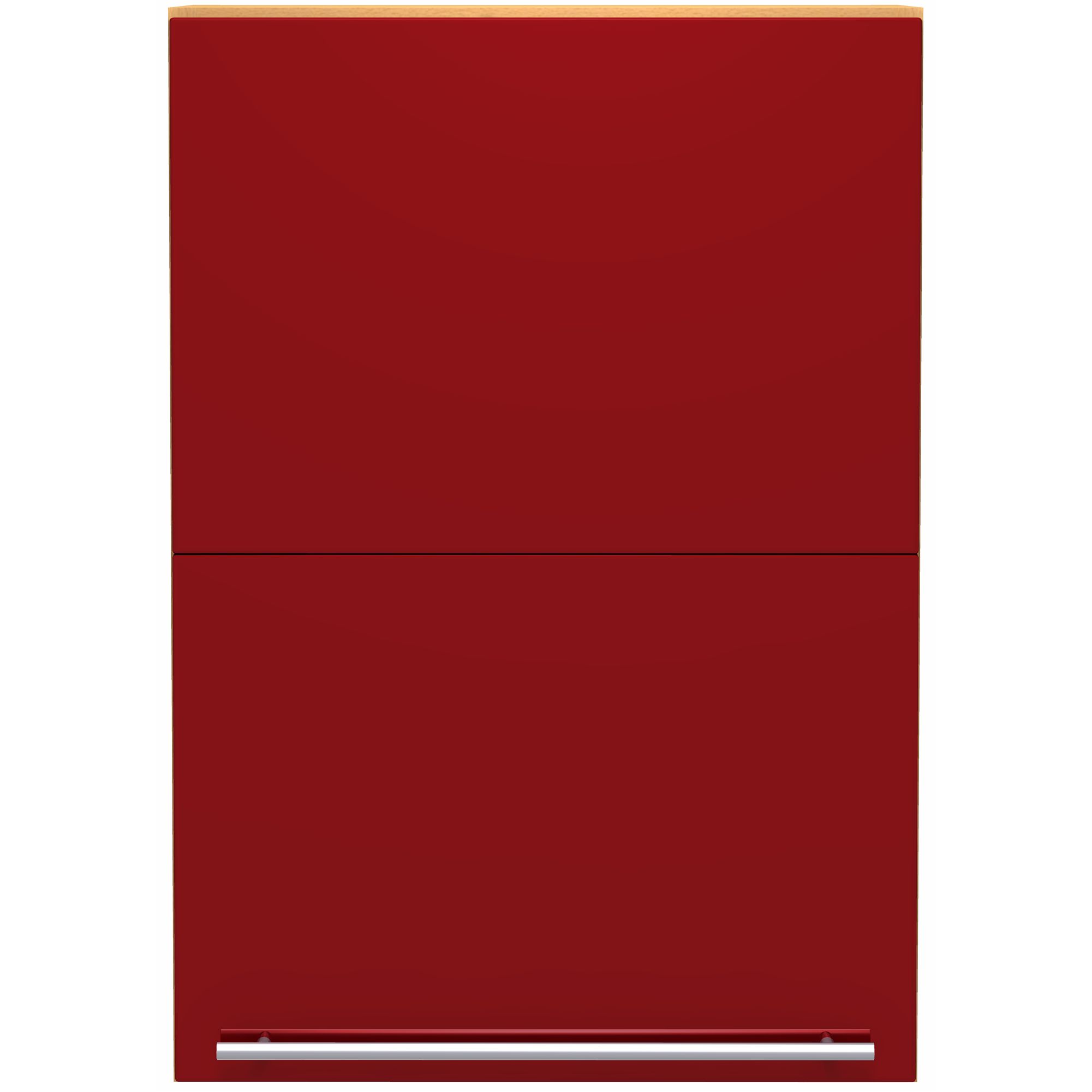 John Lewis FSWVD9072 900mm BiFold Kitchen Wall Unit Burgundy