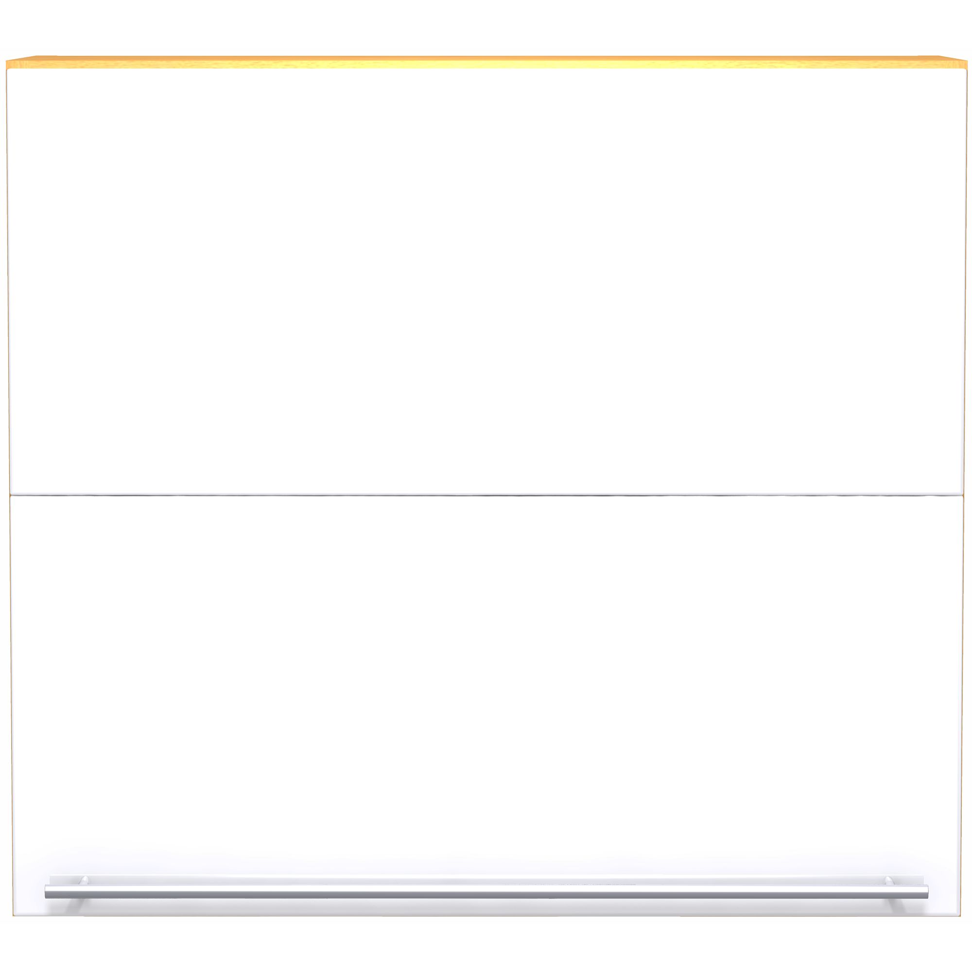 John Lewis FSWVD80/72 800mm Bi-Fold Kitchen Wall Unit, White