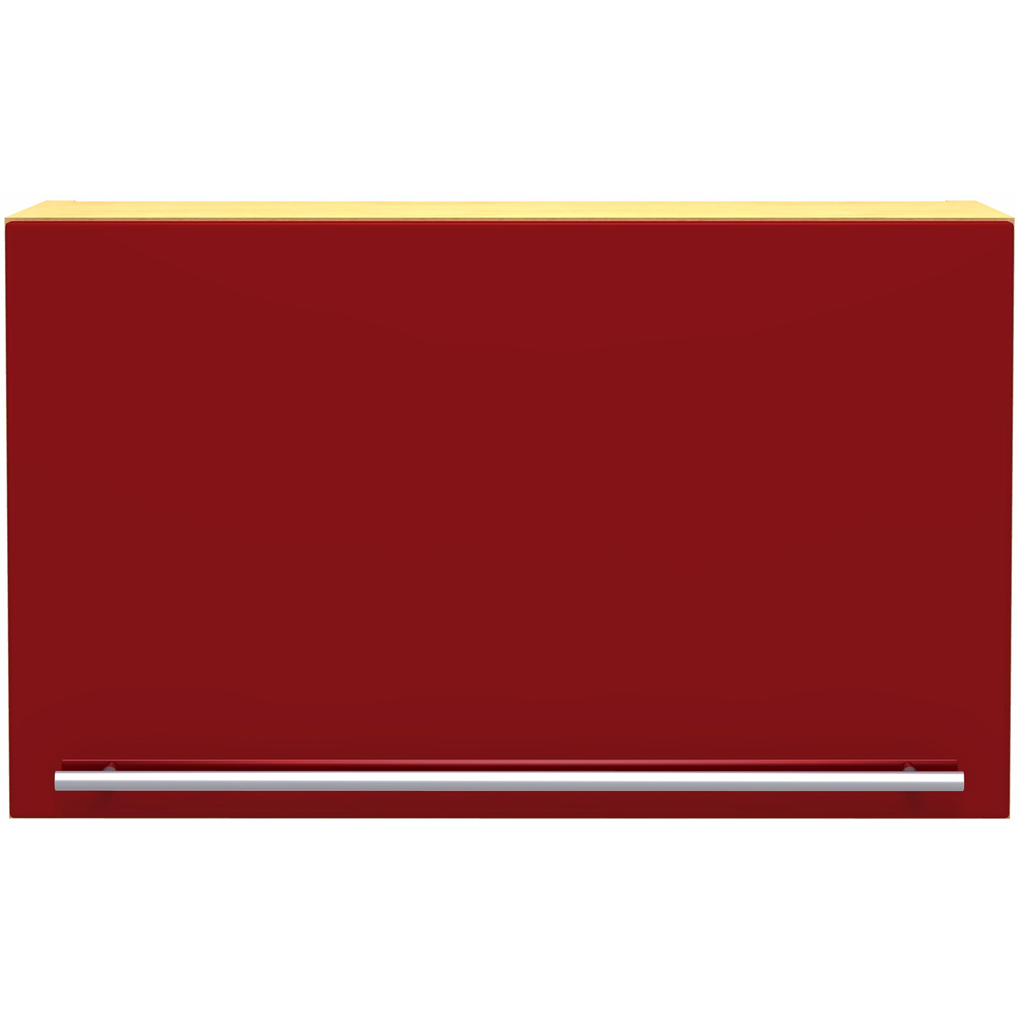 John Lewis FSW6036 600mm Kitchen Short Wall Unit Burgundy