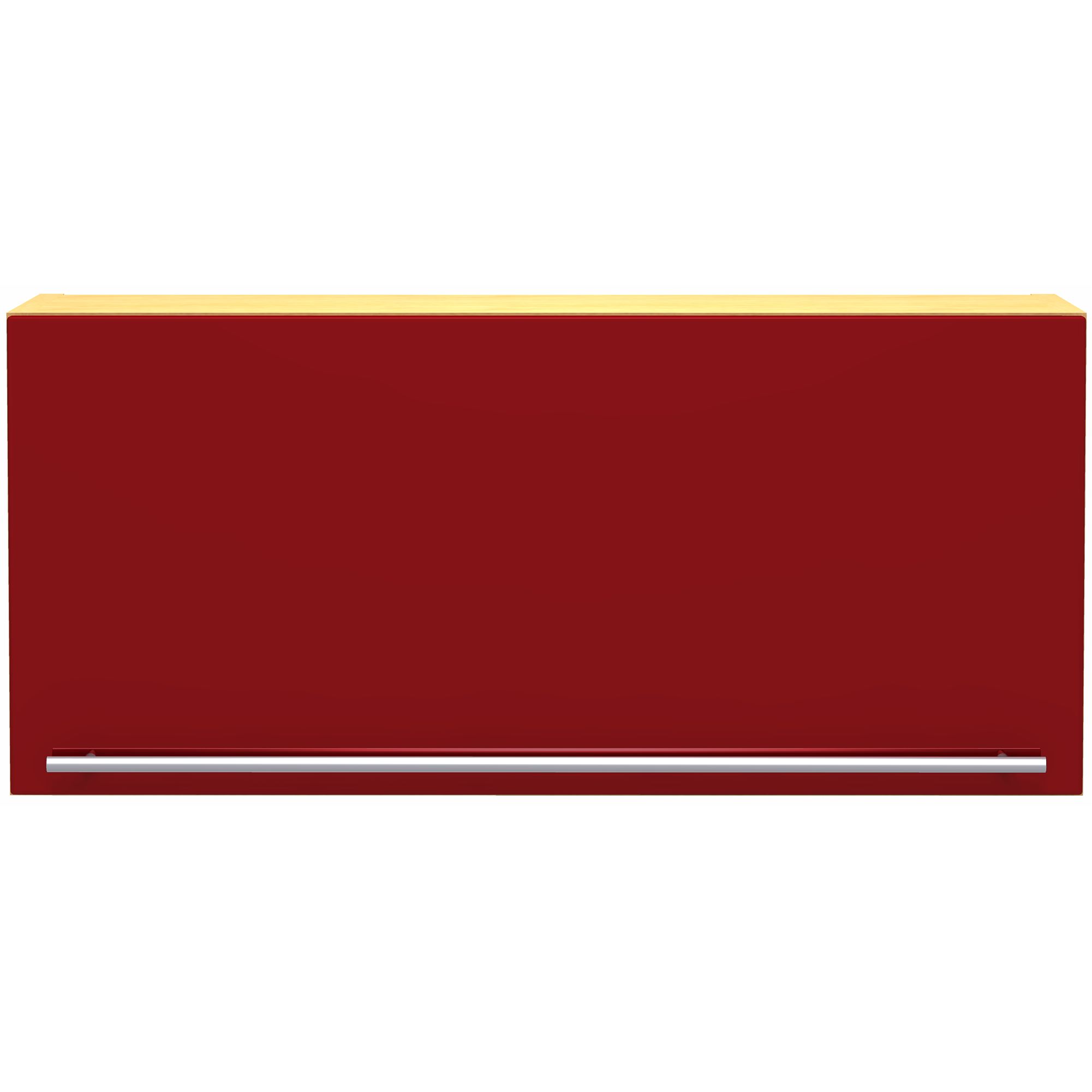 John Lewis FSW8036 800mm Kitchen Short Wall Unit Burgundy