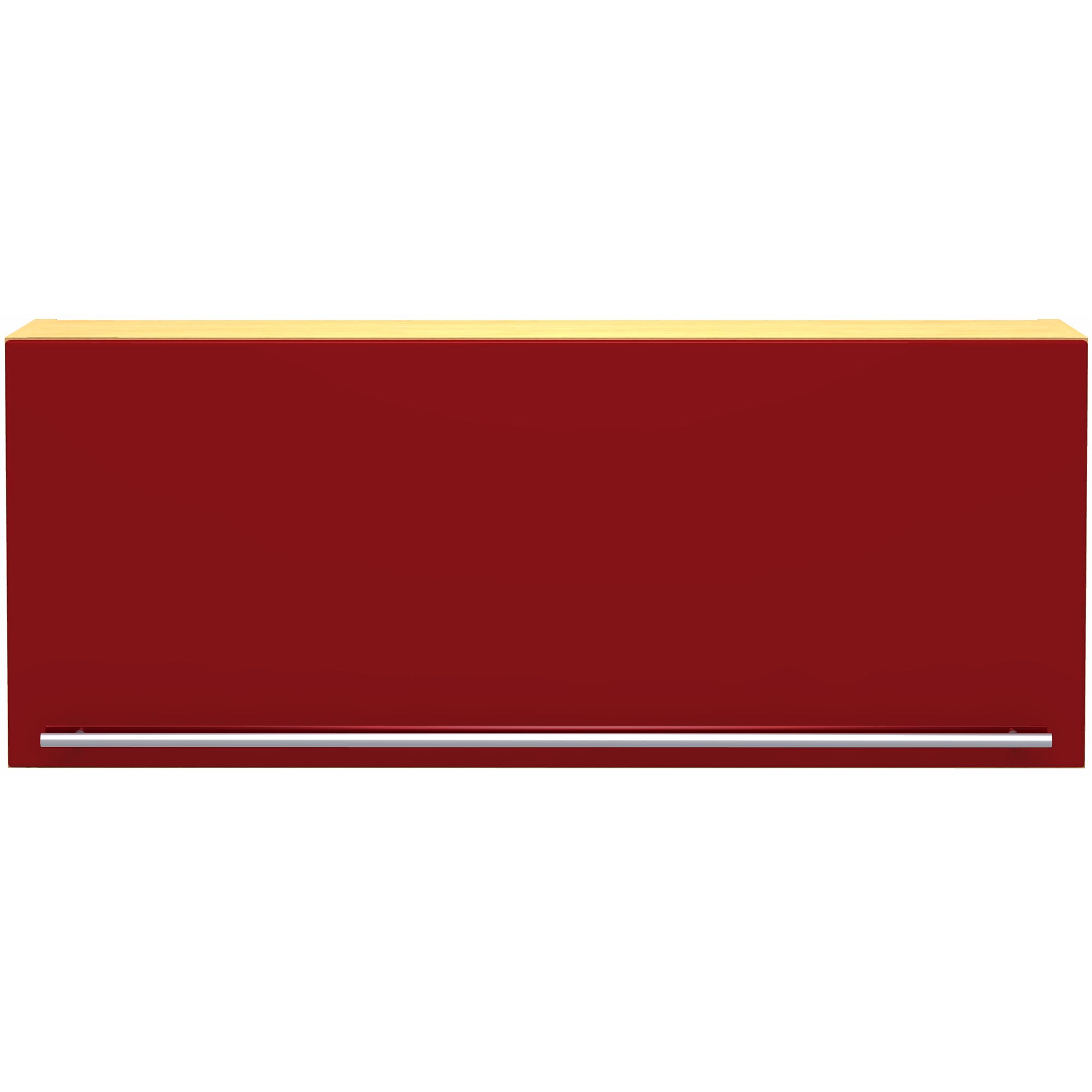John Lewis FSW9036 900mm Kitchen Short Wall Unit Burgundy