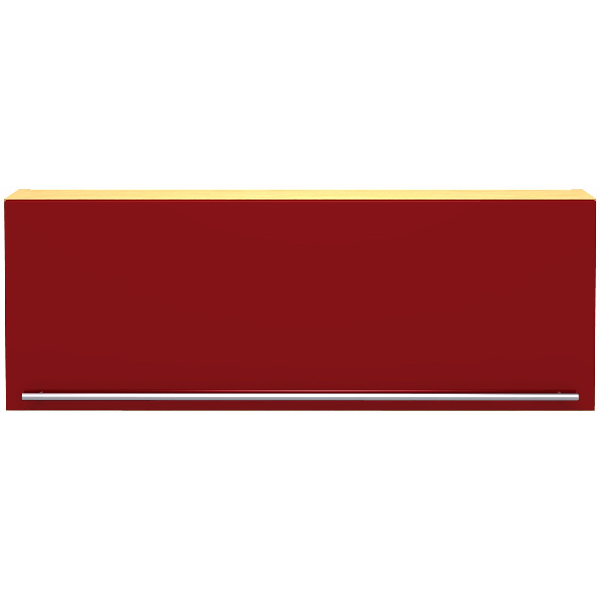 John Lewis FSW10036 1000mm Kitchen Short Wall Unit Burgundy