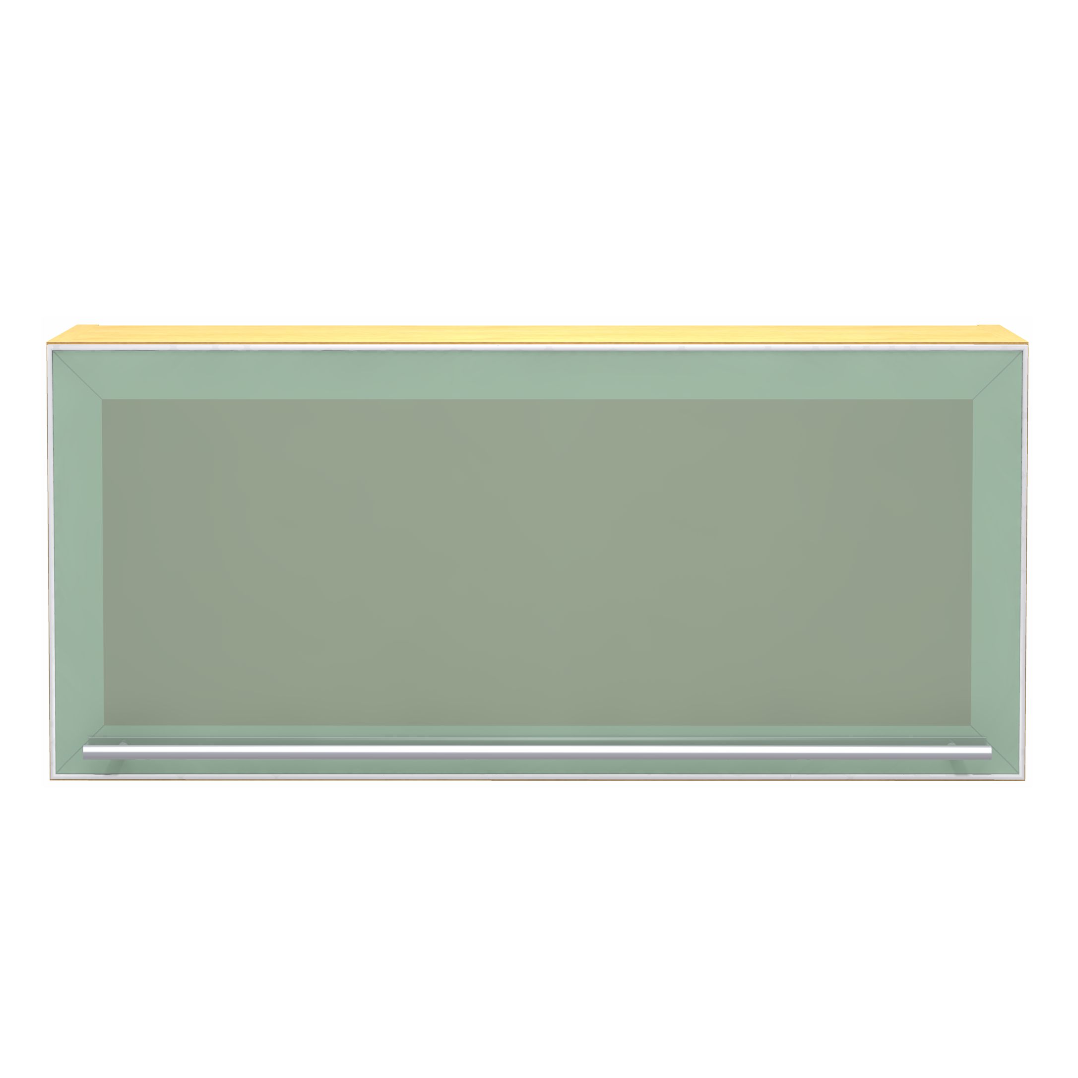 John Lewis FSW8036AL 800mm Kitchen Widestyle Aluminium Short Wall Unit