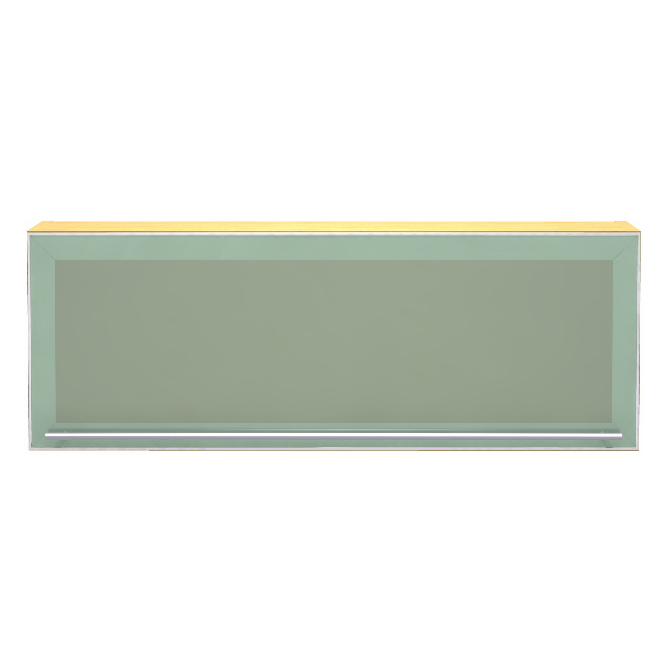 John Lewis FSW10036AL 1000mm Kitchen Widestyle Aluminium Short Wall Unit