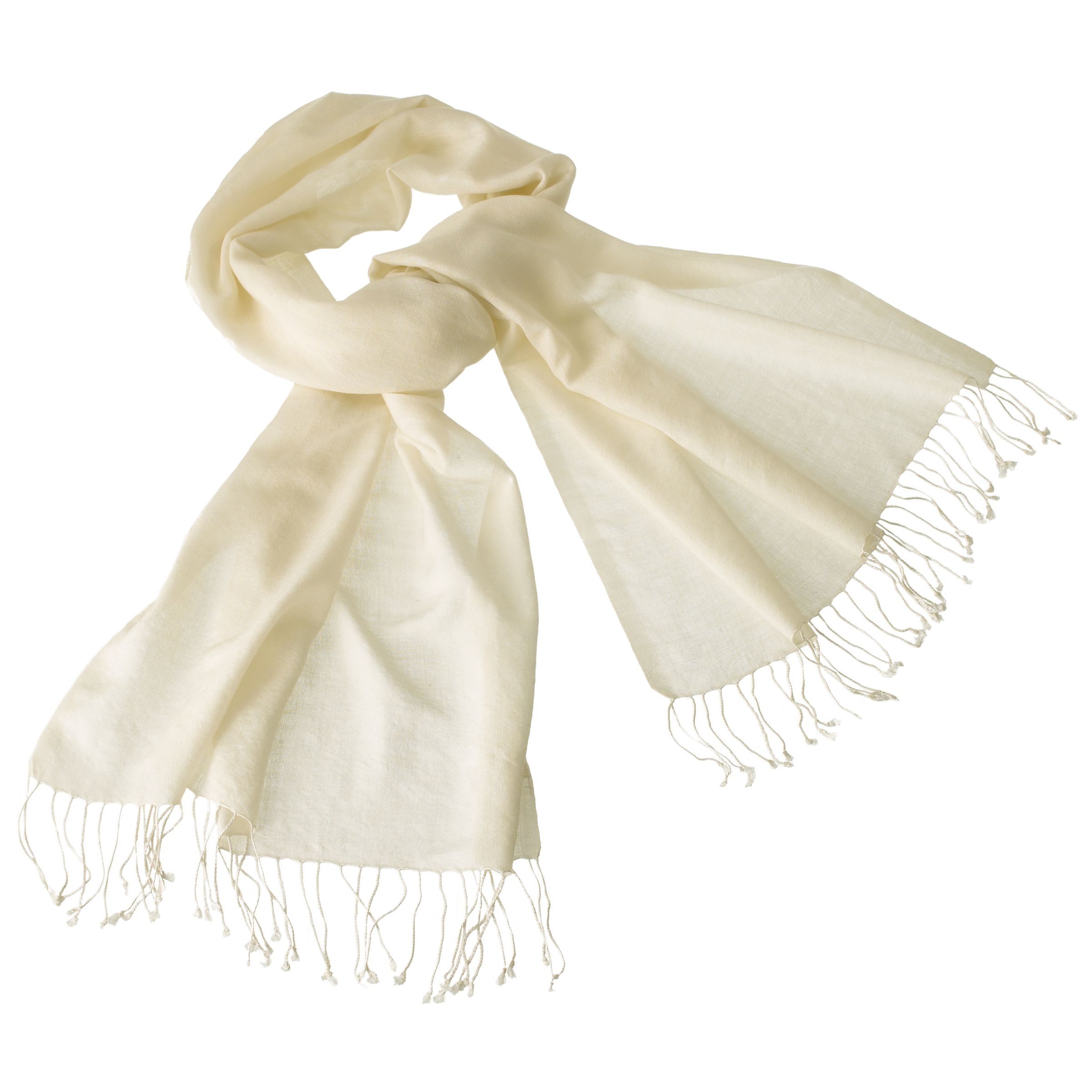 John Lewis Lightweight Wrap, Ivory