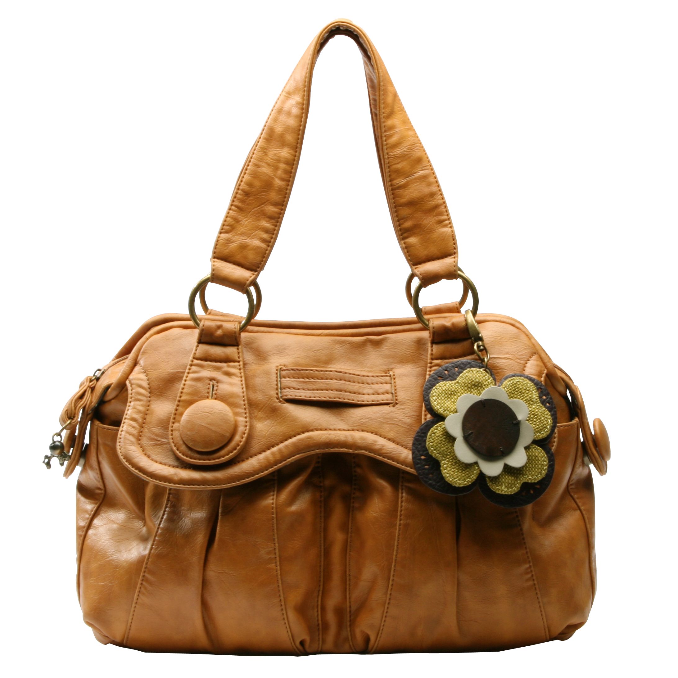 Nica Nemo Bowling Bag, Tan