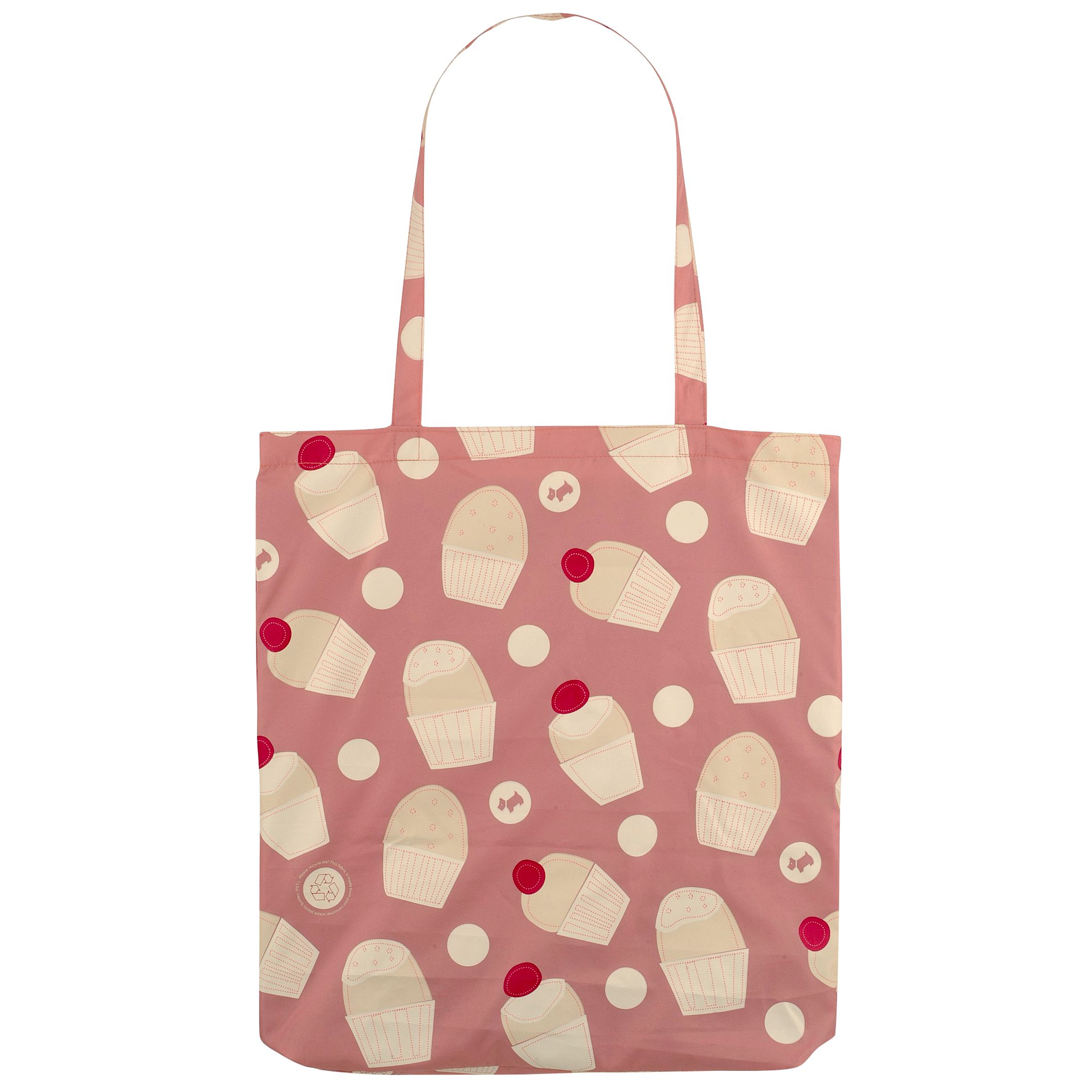 Radley Cupcakes Printed Nylon Tote Pink