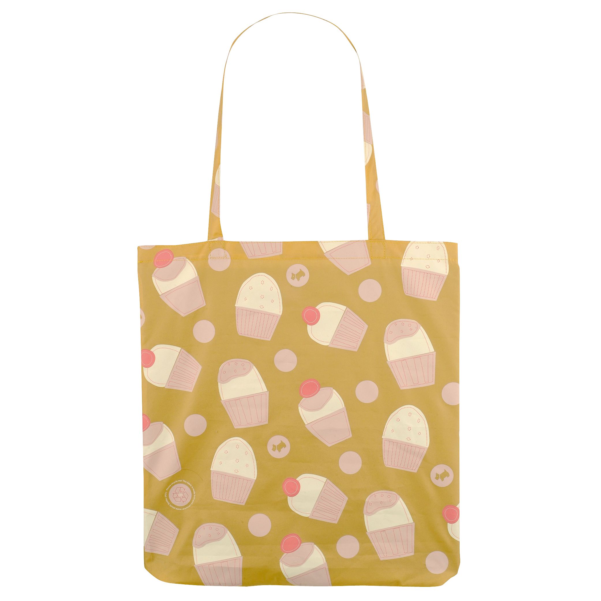 Radley Cupcakes Printed Nylon Tote, Yellow