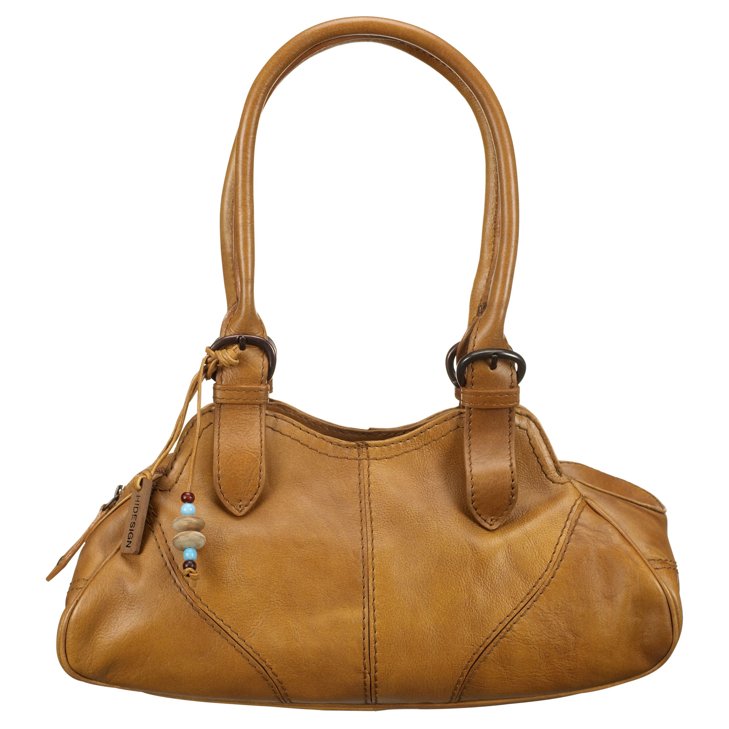 Hidesign Yuma Barrel Tote Medium Brown