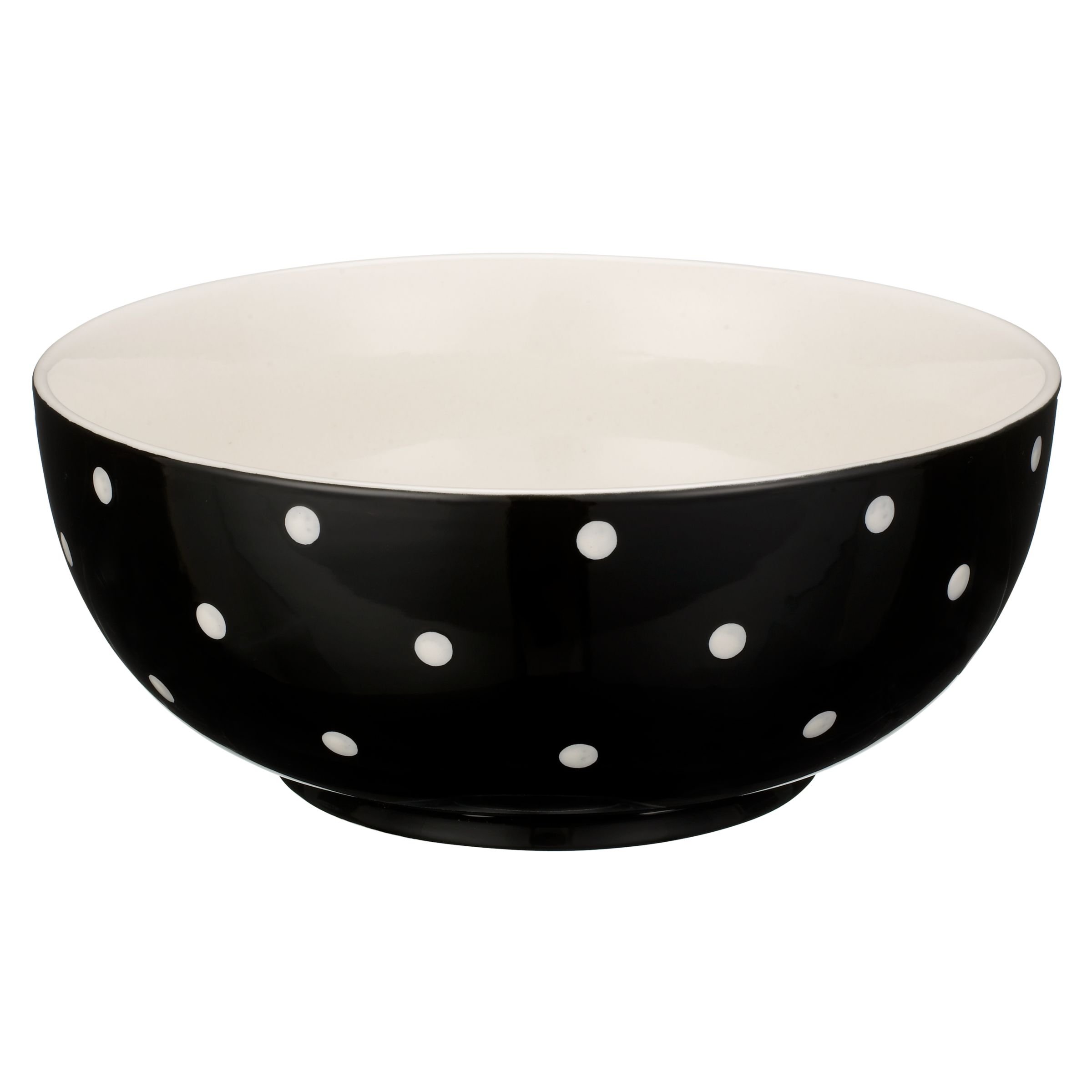Spode Baking Days Salad Bowl, Black