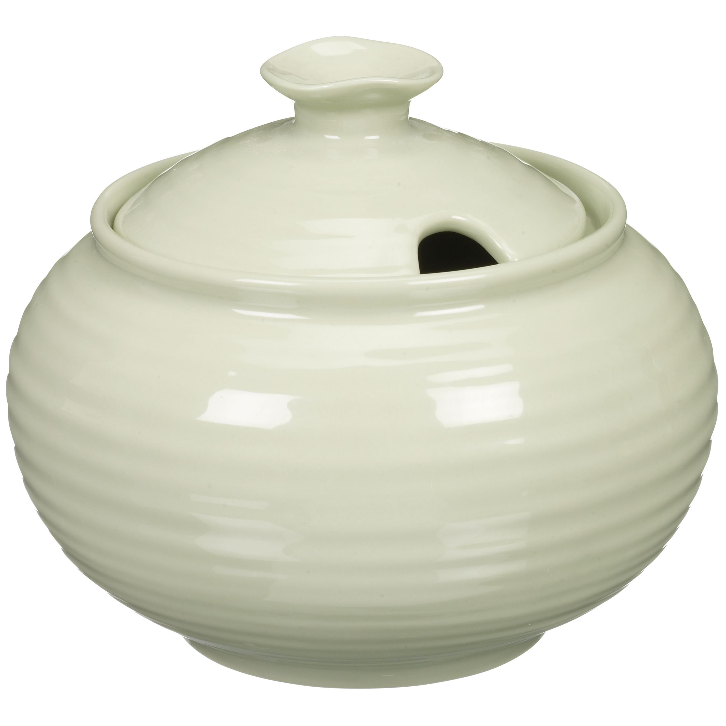 Sophie Conran for Portmeirion Covered Sugar Bowl, Sage
