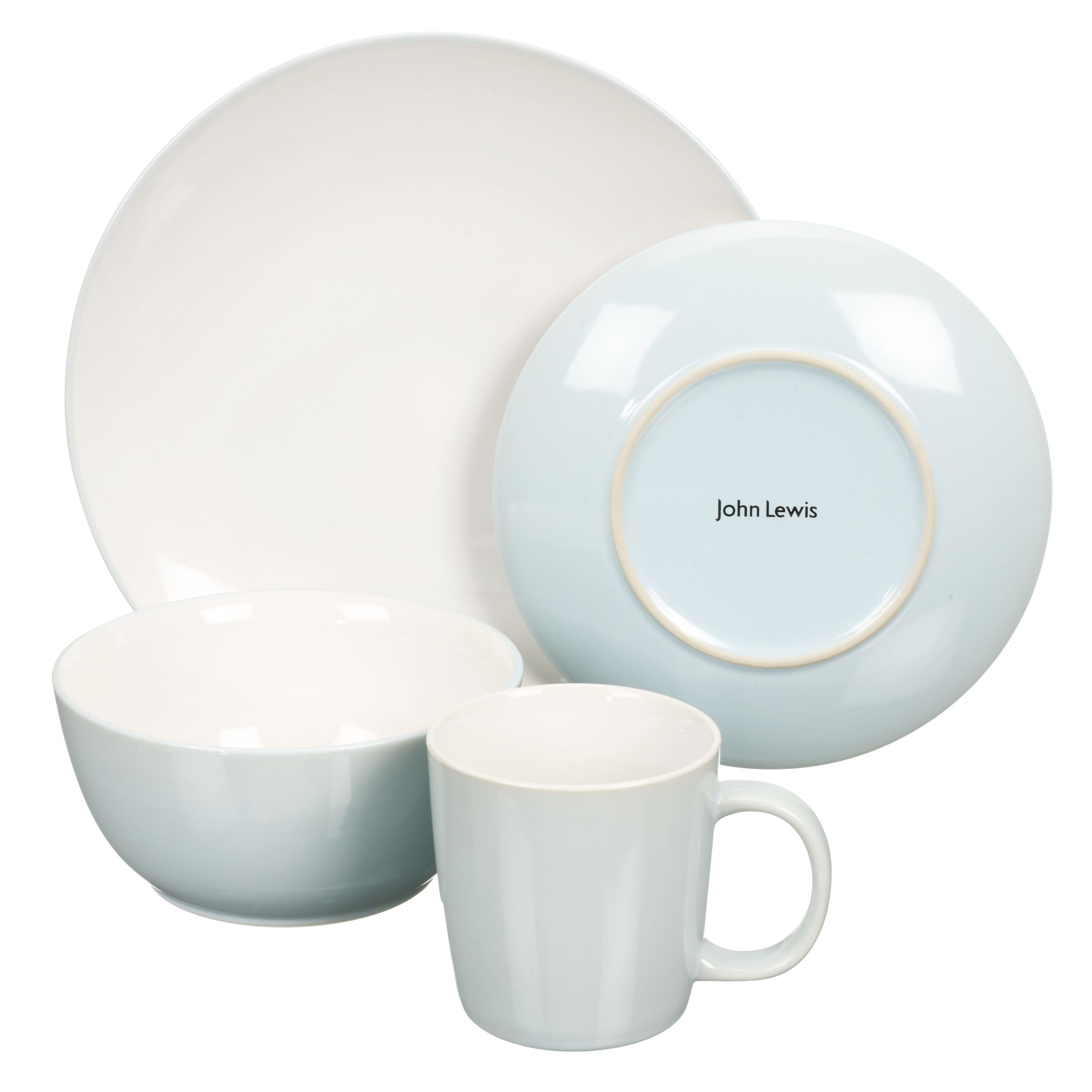Stoneware 16 Piece Box Set Light Blue