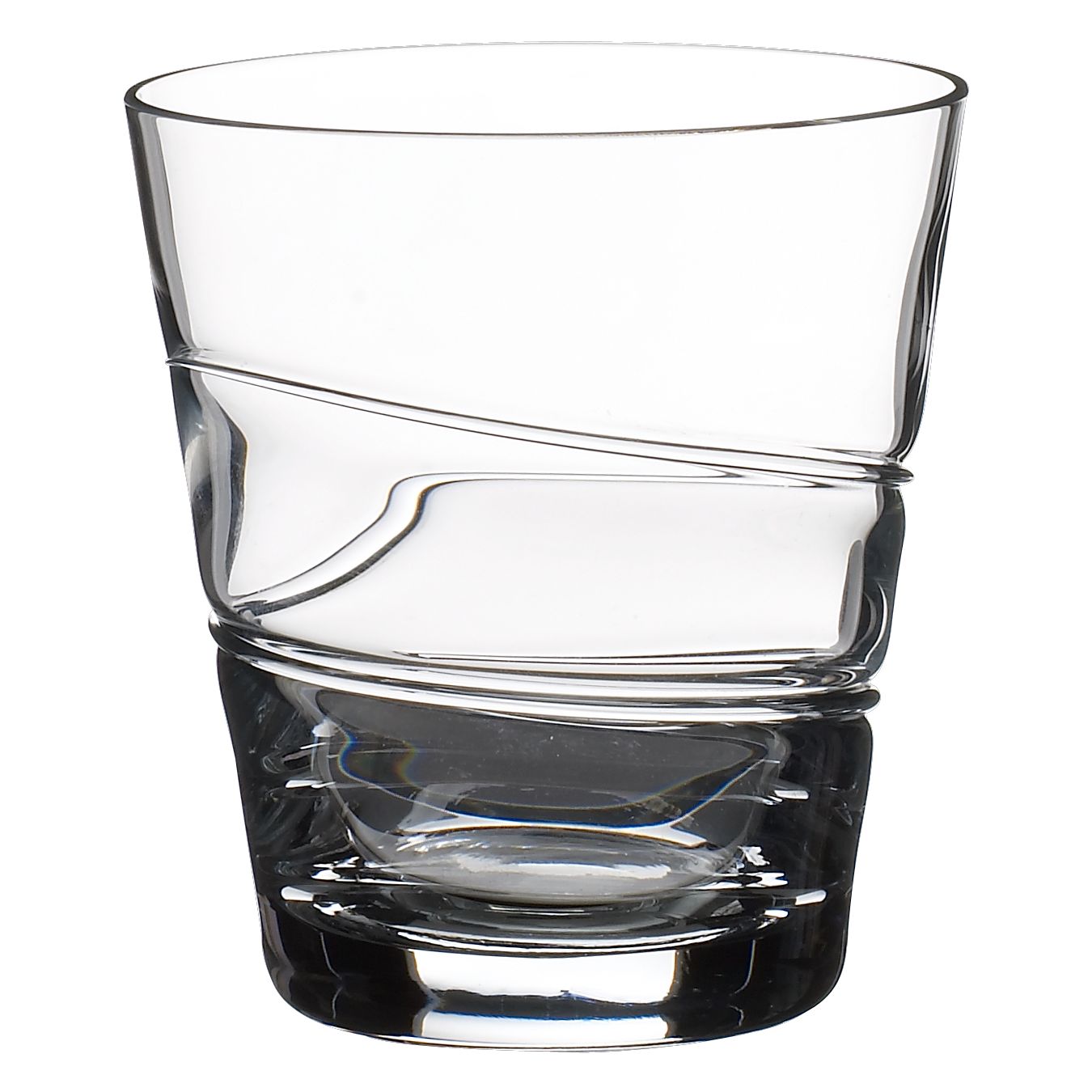 John Lewis Half Spiral Tumbler Clear