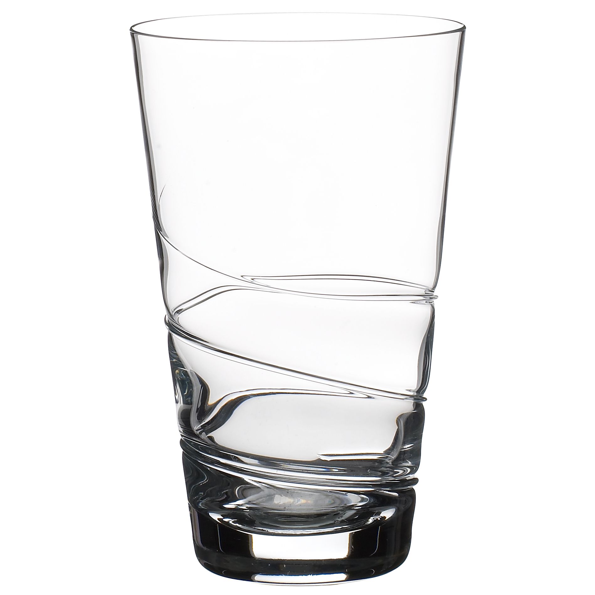 John Lewis Half Spiral Hi-Ball, Clear