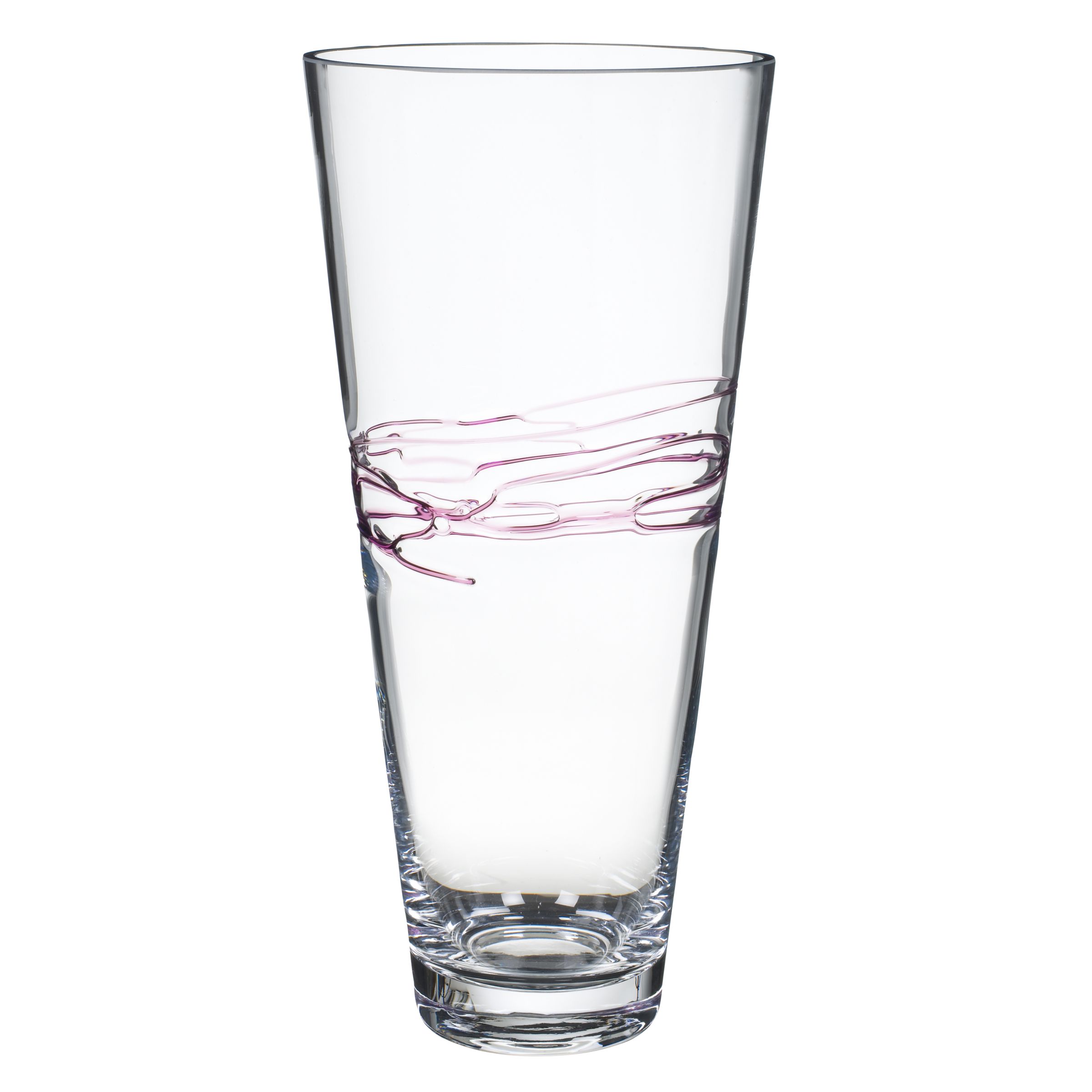 John Lewis Spiro Thread Vase, Heather, 32cm