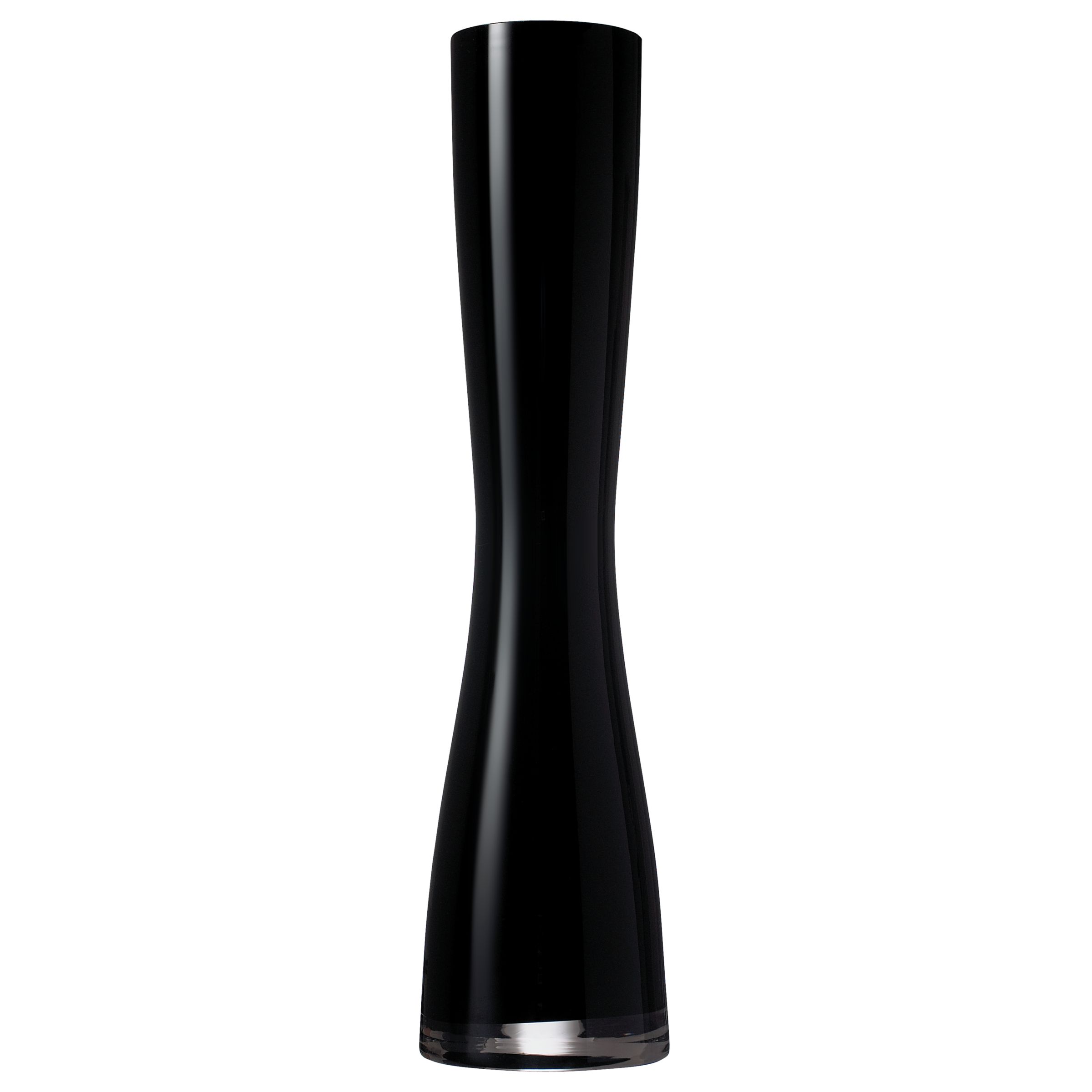 LSA Waisted Vase, Black