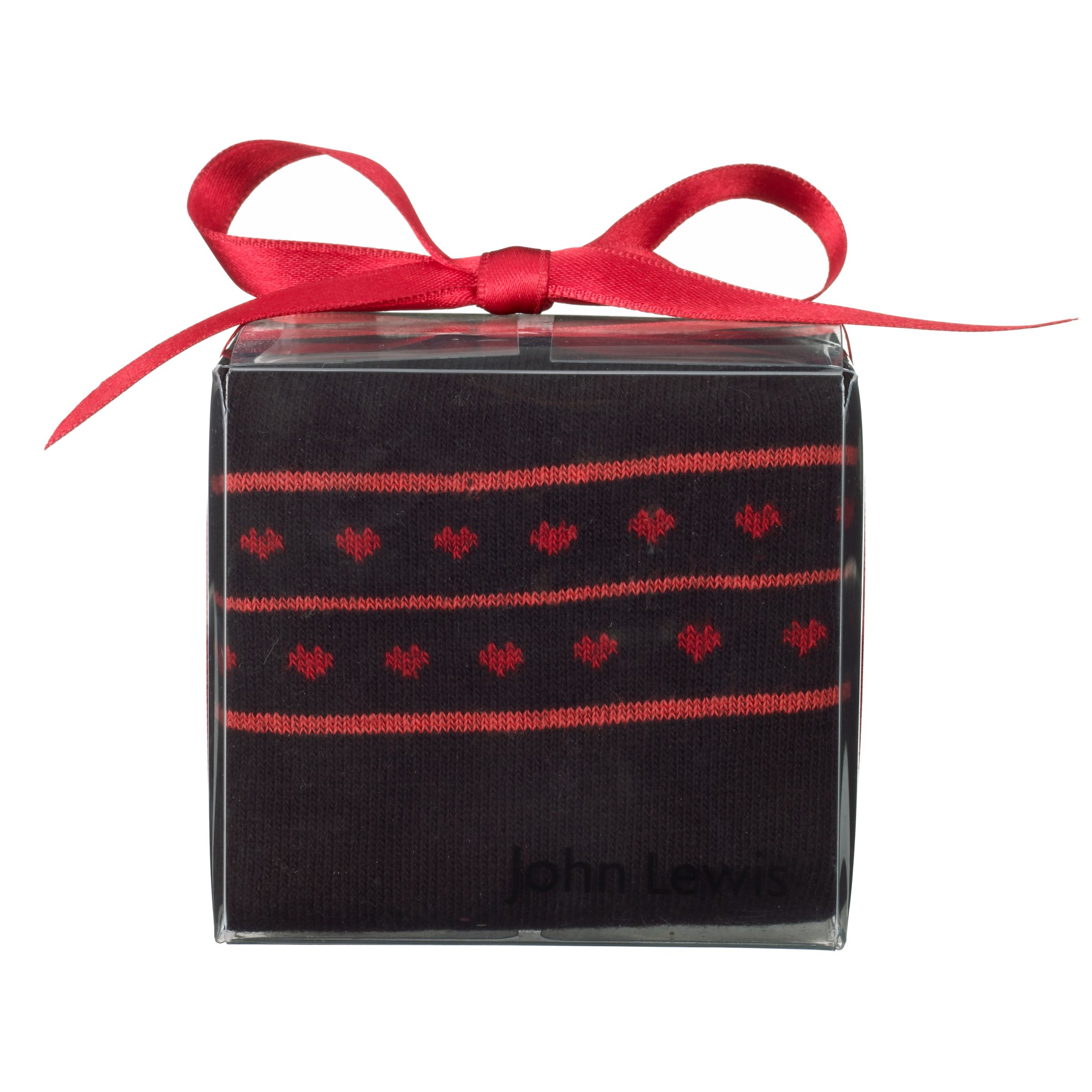 John Lewis Valentine's Heart Printed Socks