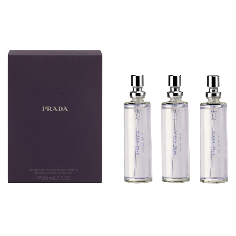 for Men Eau de Toilette Refill Travel Sprays, 3x10ml