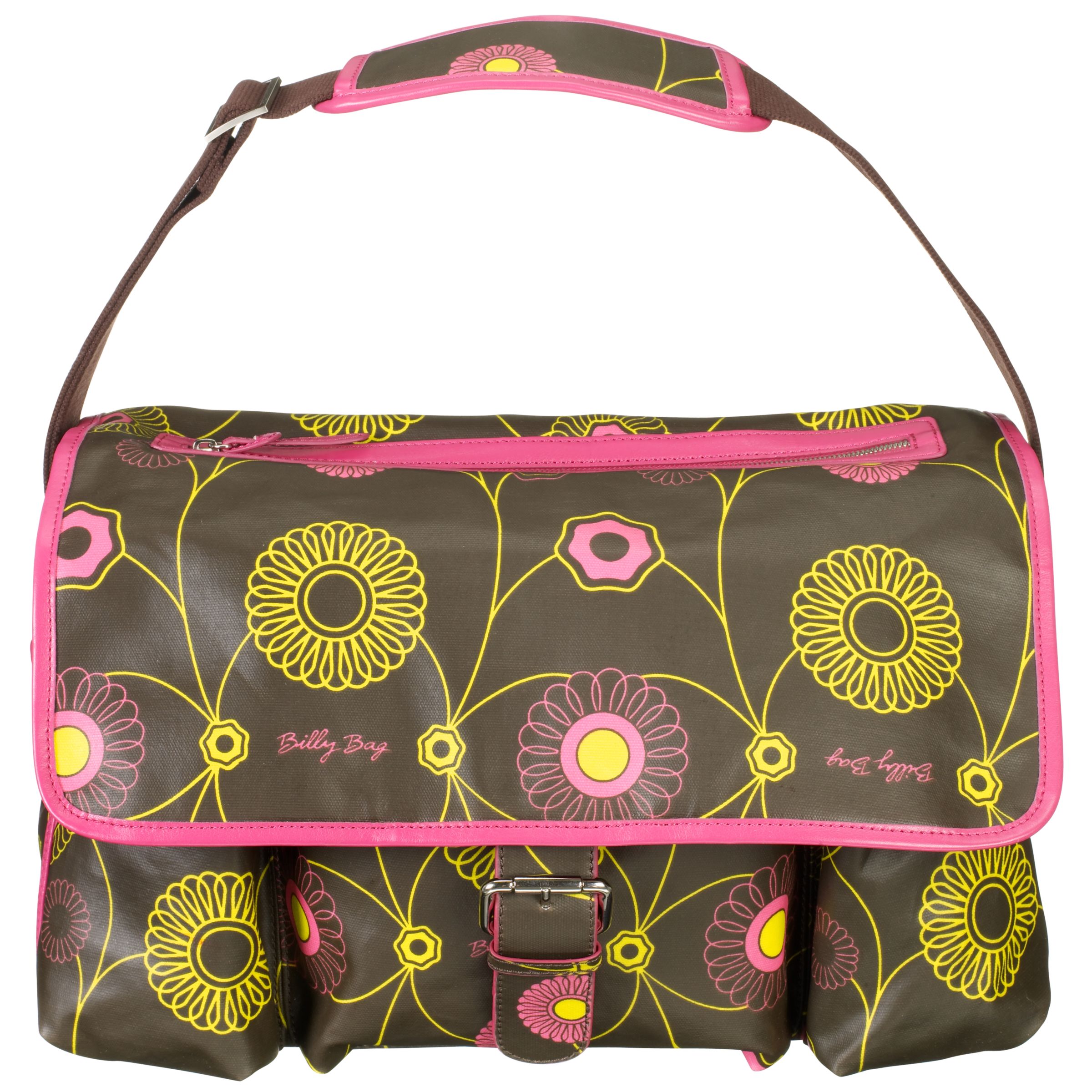 BillyBag Kaleidoscope Changing Bag Brown Swirl