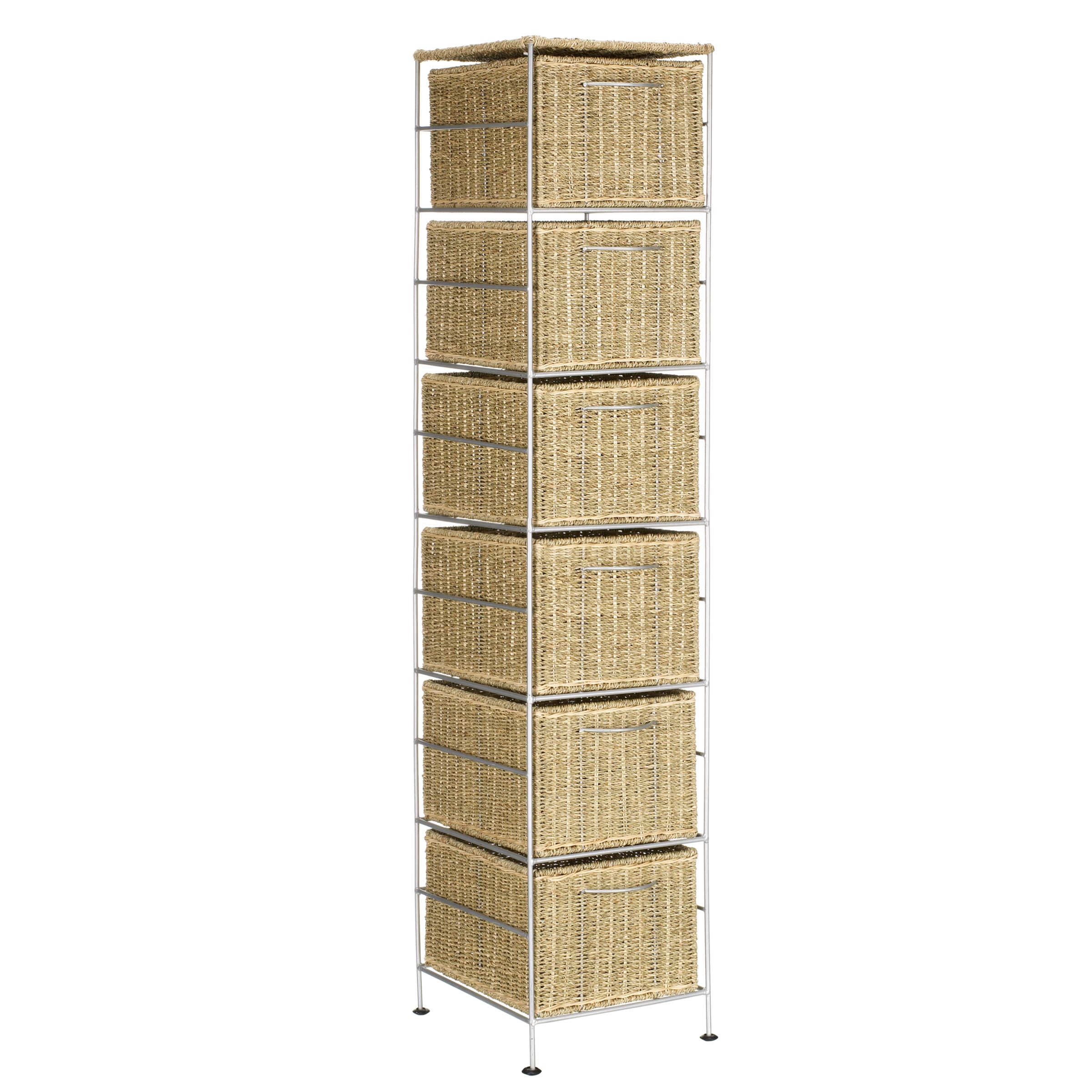 Seagrass 6Drawer Unit