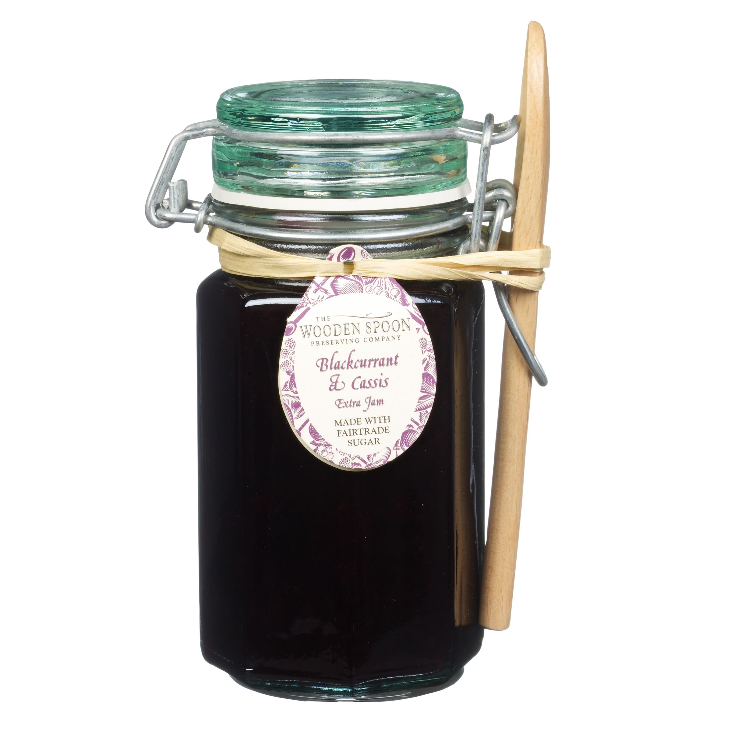 The Wooden Spoon Preserving Company Blackcurrant and Cassis Jam 340g