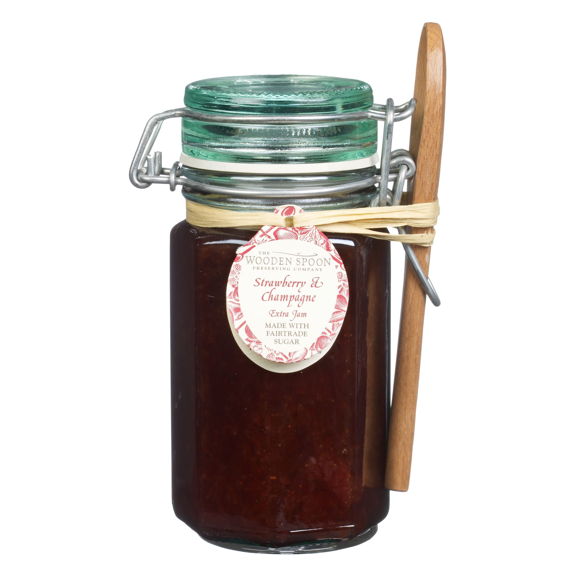 The Wooden Spoon Preserving Company Strawberry and Champagne Jam 340g