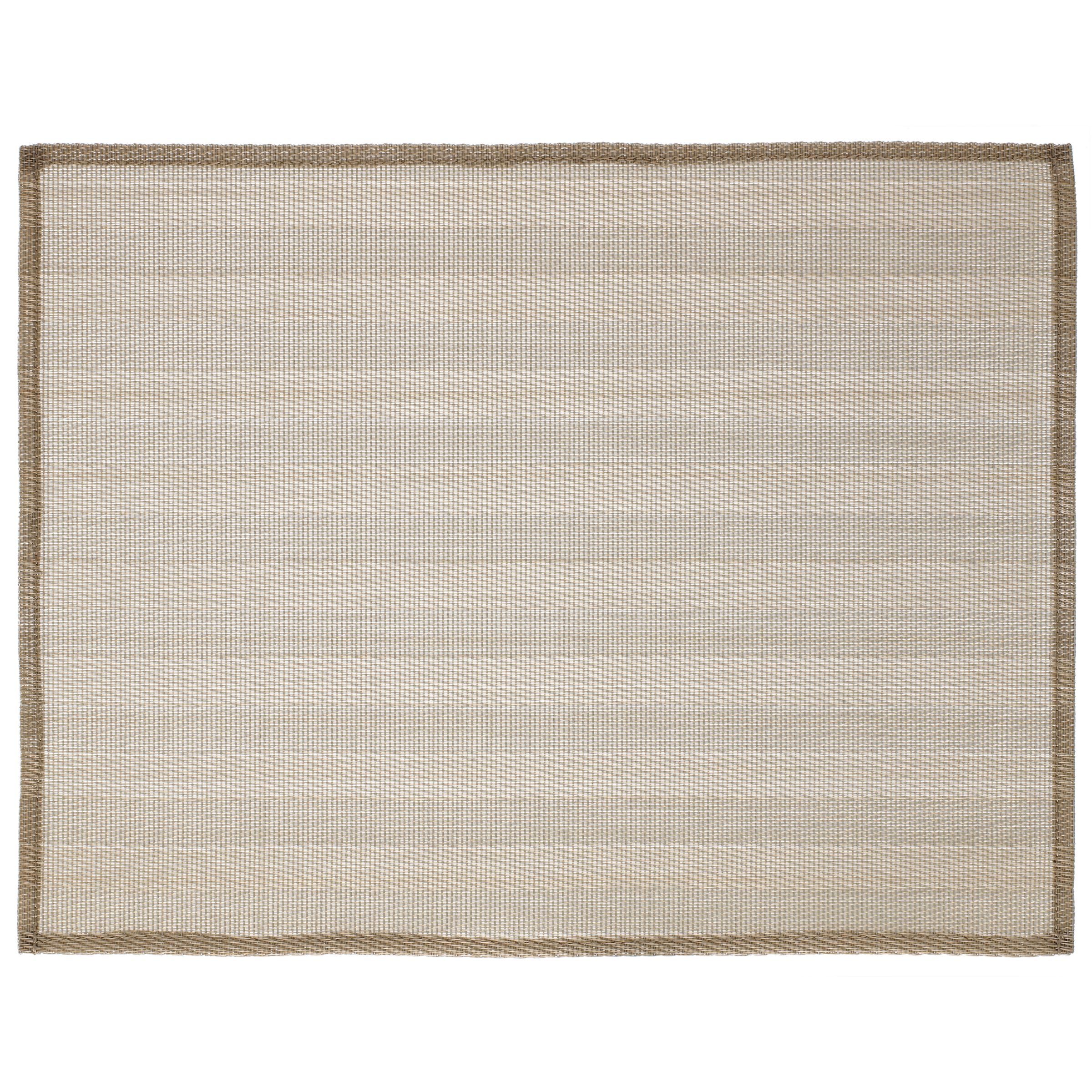 John Lewis Plain Stripe Placemat, Taupe